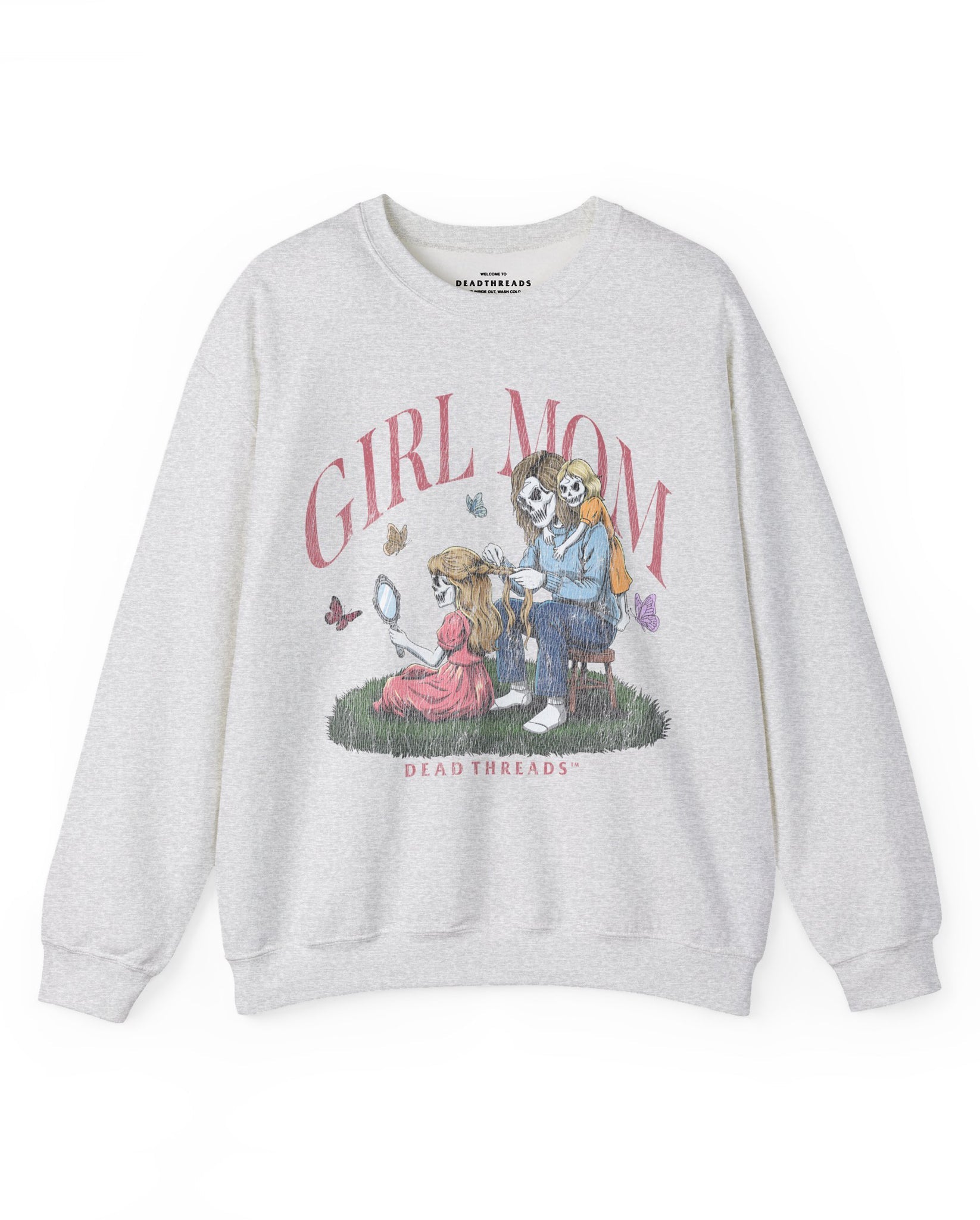 GIRL MOM v2 - CREWNECK SWEATSHIRT – Sweatshirt – Dead Threads Apparel