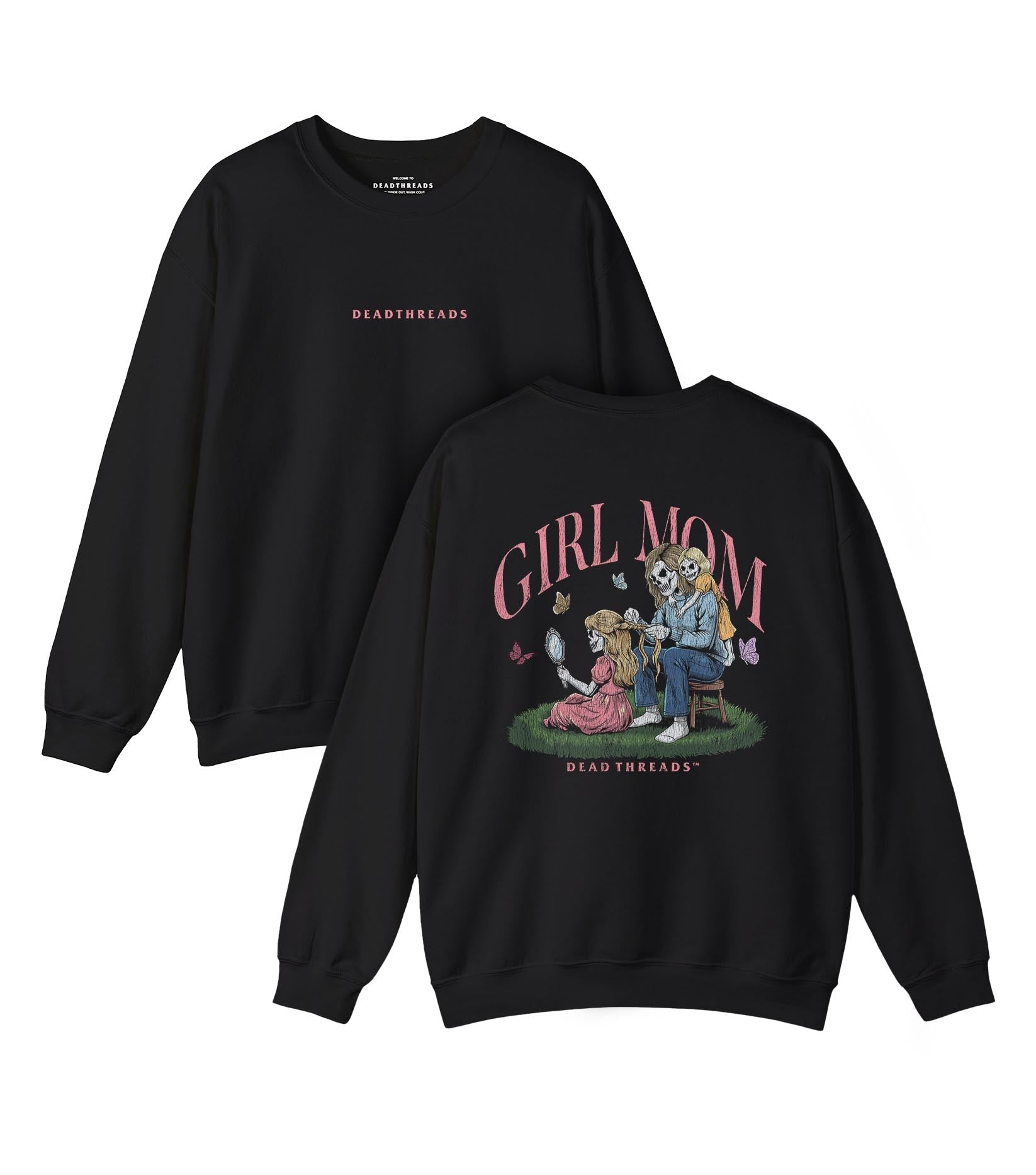 GIRL MOM v2 - “DT ESSENTIAL" CREWNECK SWEATSHIRT – Sweatshirt – Dead Threads Apparel