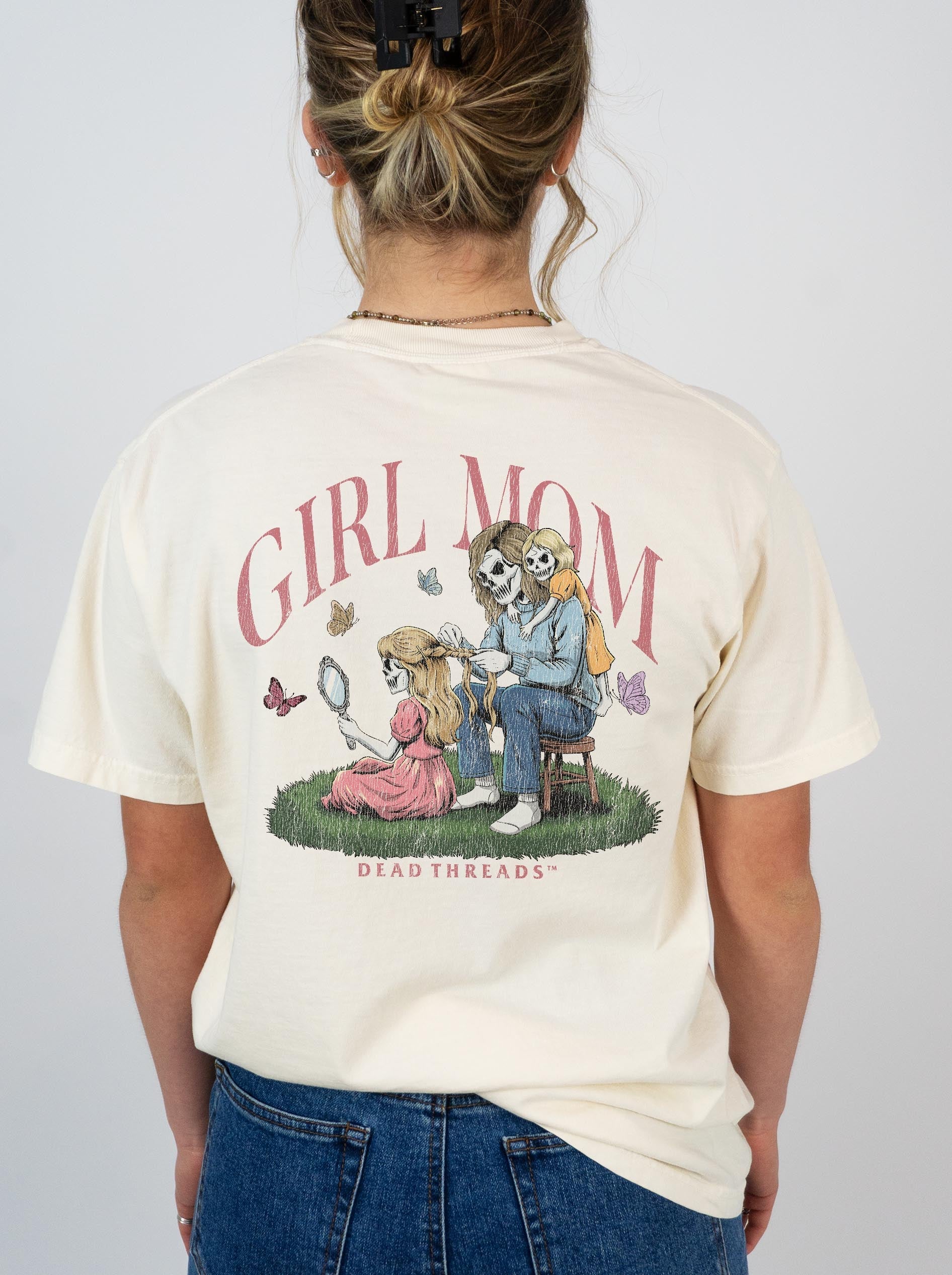 GIRL MOM v2 - “DT ESSENTIAL" PREMIUM T-SHIRT – T-Shirt – Dead Threads Apparel