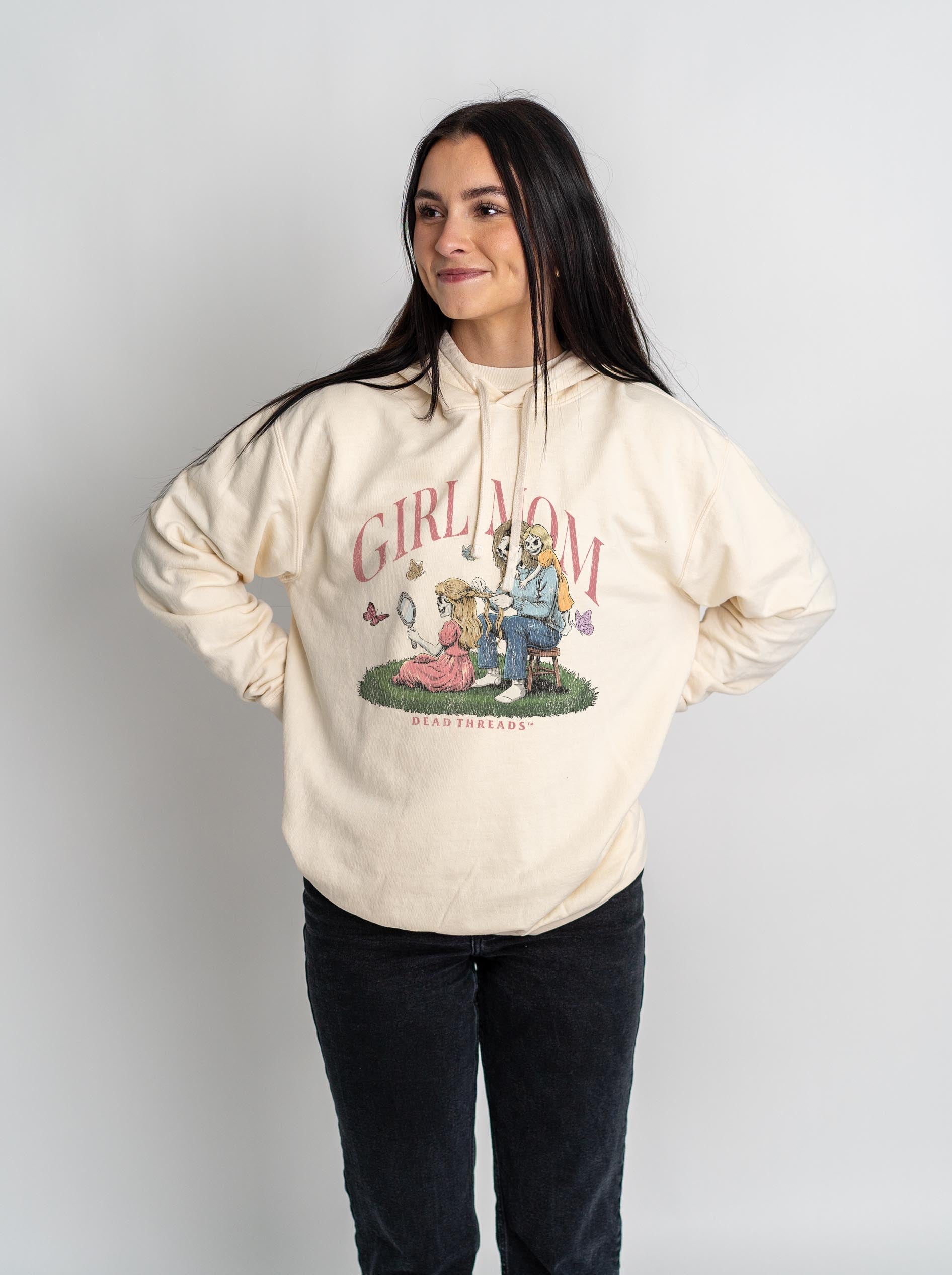 GIRL MOM v2 - LIGHTWEIGHT HOODIE – Lightweight – Dead Threads Apparel