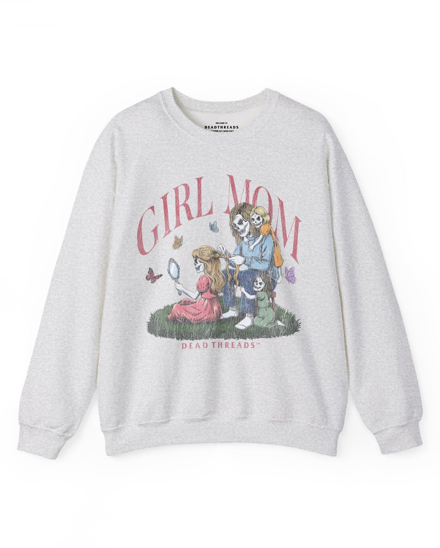 GIRL MOM v3 - CREWNECK SWEATSHIRT – Sweatshirt – Dead Threads Apparel