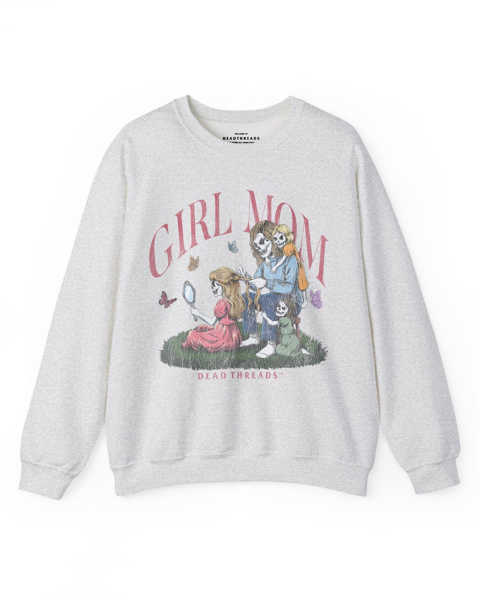 GIRL MOM v3 - CREWNECK SWEATSHIRT – Sweatshirt – Dead Threads Apparel