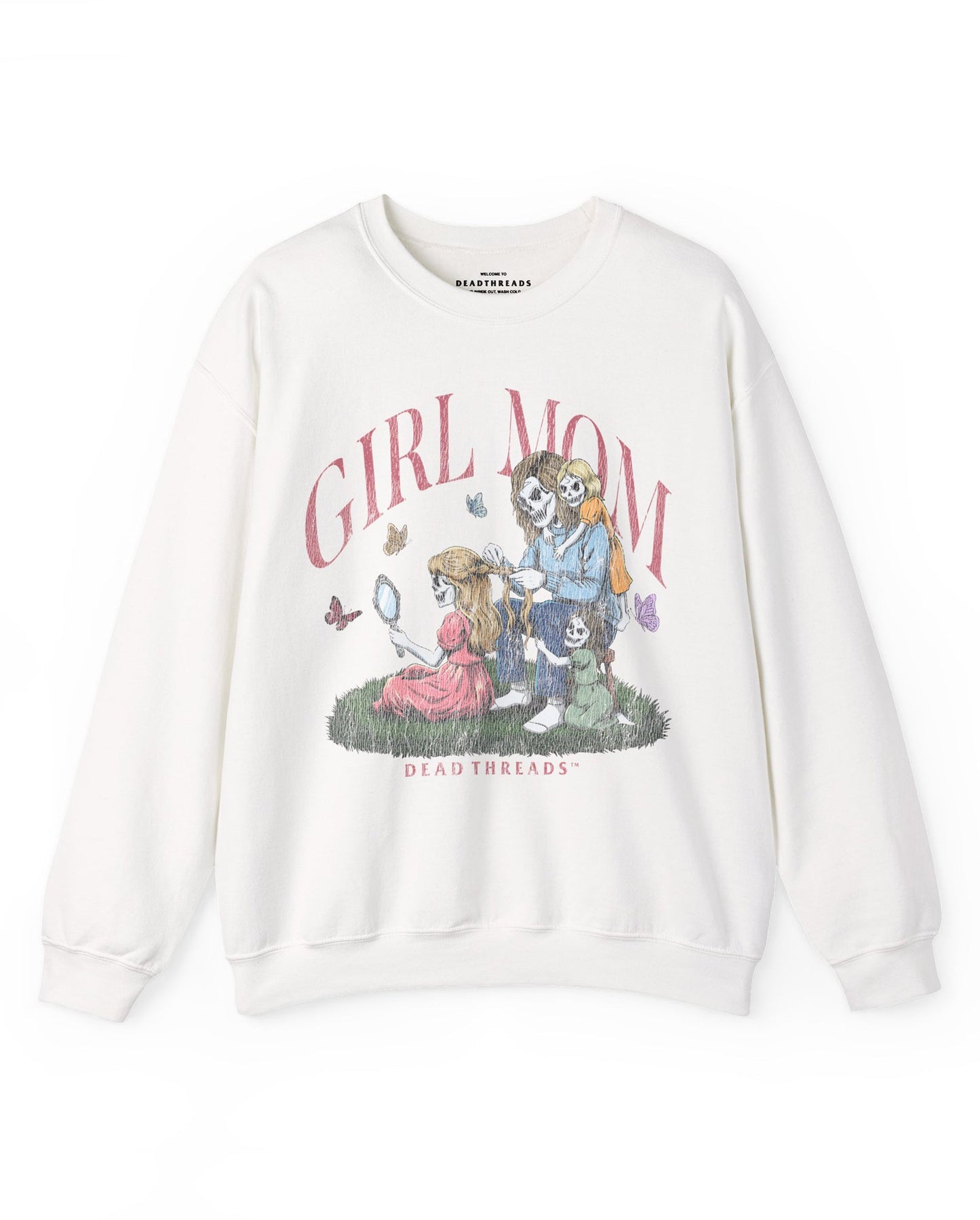 GIRL MOM v3 - CREWNECK SWEATSHIRT – Sweatshirt – Dead Threads Apparel