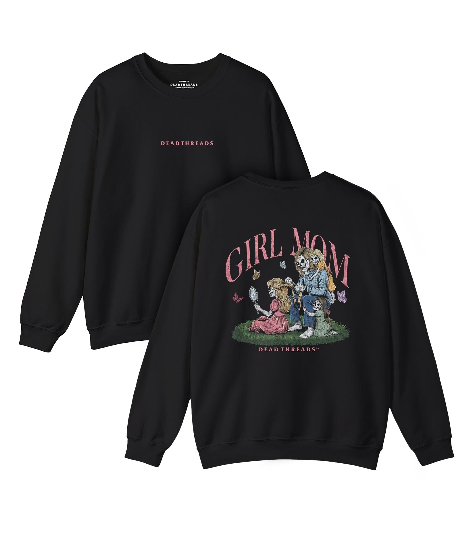 GIRL MOM v3 - “DT ESSENTIAL" CREWNECK SWEATSHIRT – Sweatshirt – Dead Threads Apparel