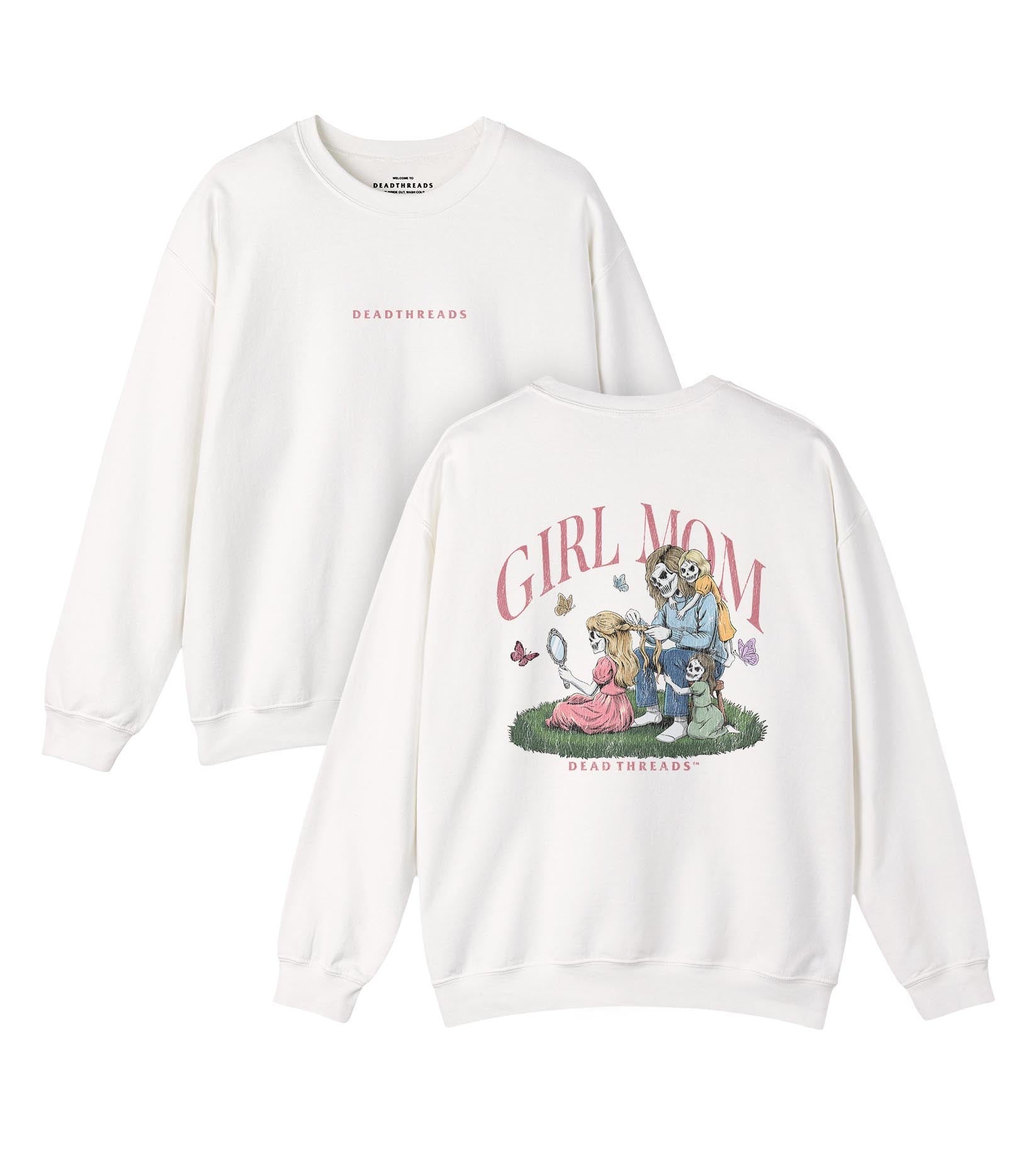 GIRL MOM v3 - “DT ESSENTIAL" CREWNECK SWEATSHIRT – Sweatshirt – Dead Threads Apparel