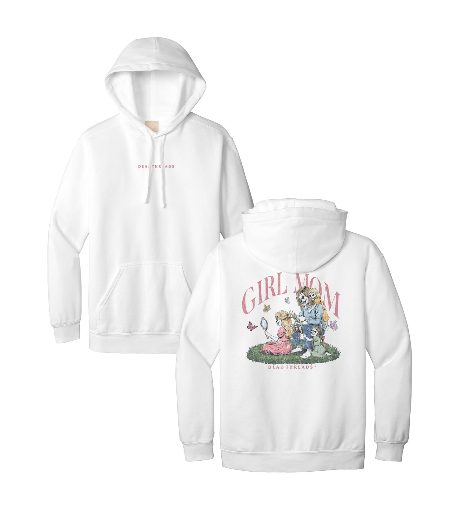 GIRL MOM v3 - “DT ESSENTIAL" HOODIE – Hoodie – Dead Threads Apparel