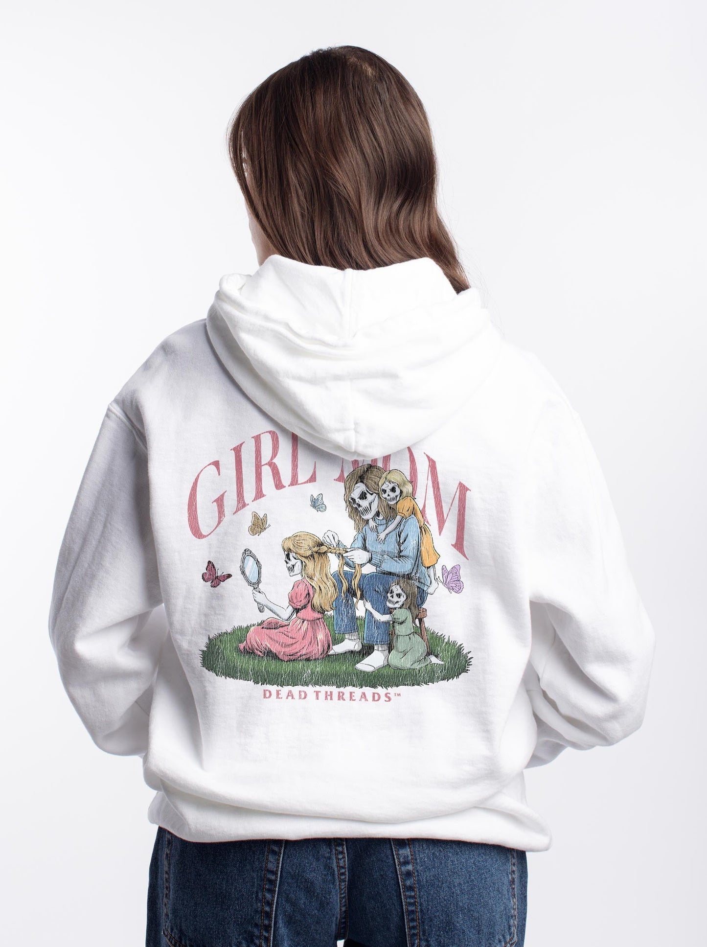 GIRL MOM v3 - “DT ESSENTIAL" HOODIE – Hoodie – Dead Threads Apparel