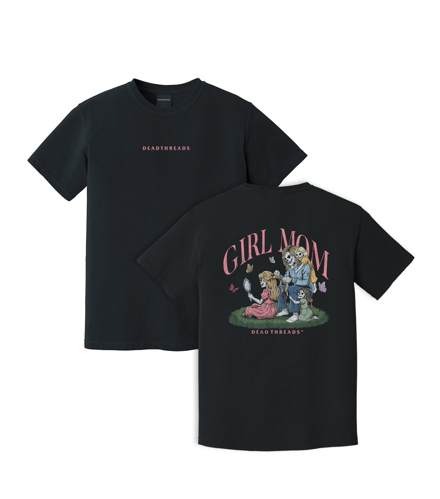 GIRL MOM v3 - “DT ESSENTIAL" PREMIUM T-SHIRT – T-Shirt – Dead Threads Apparel