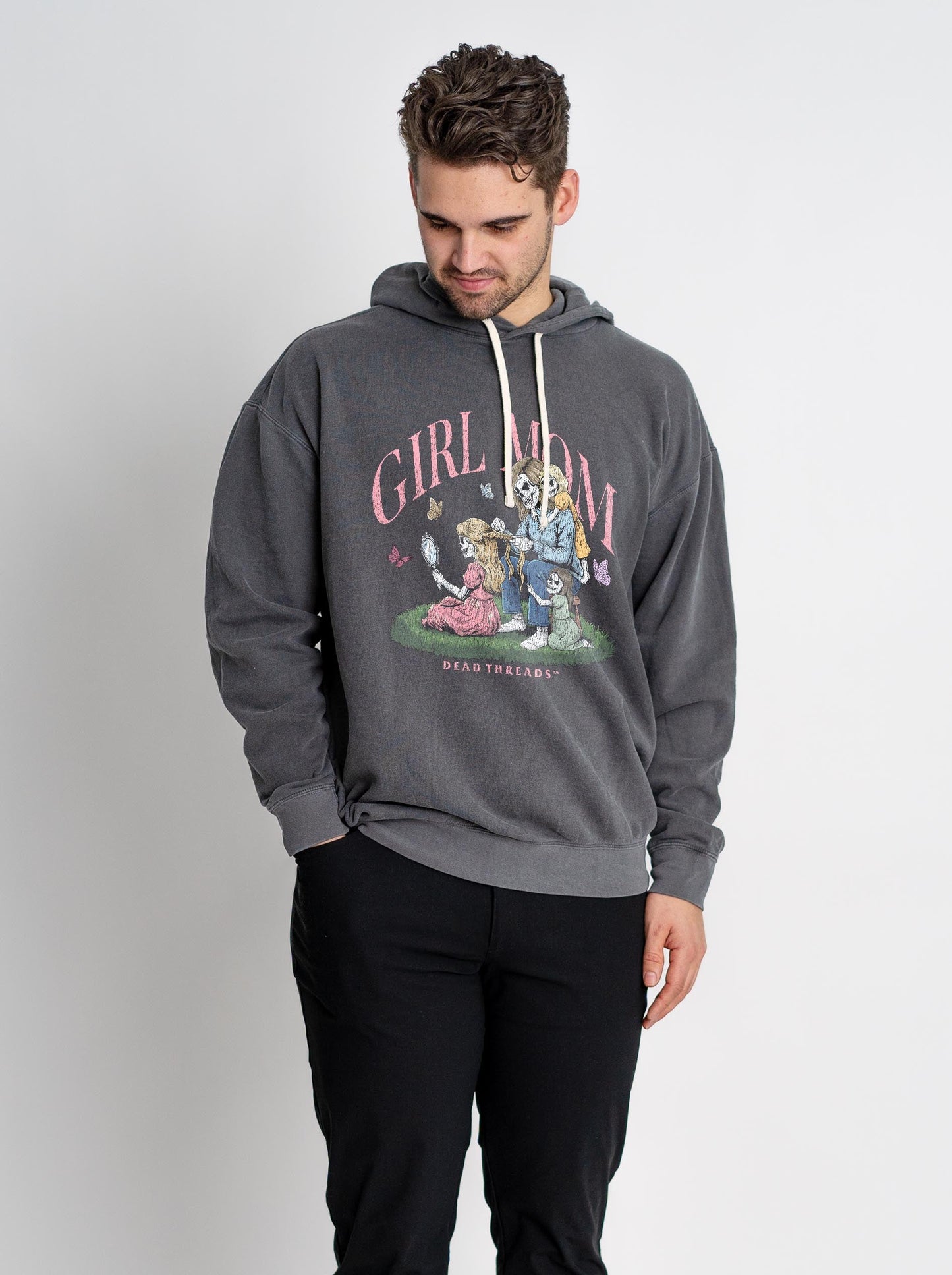 GIRL MOM v3 - LIGHTWEIGHT HOODIE – Lightweight – Dead Threads Apparel