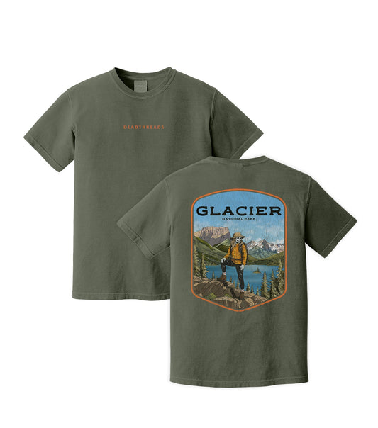 GLACIER NATIONAL PARK (FEMALE) - “DT ESSENTIAL" PREMIUM T-SHIRT – T-Shirt – Dead Threads Apparel