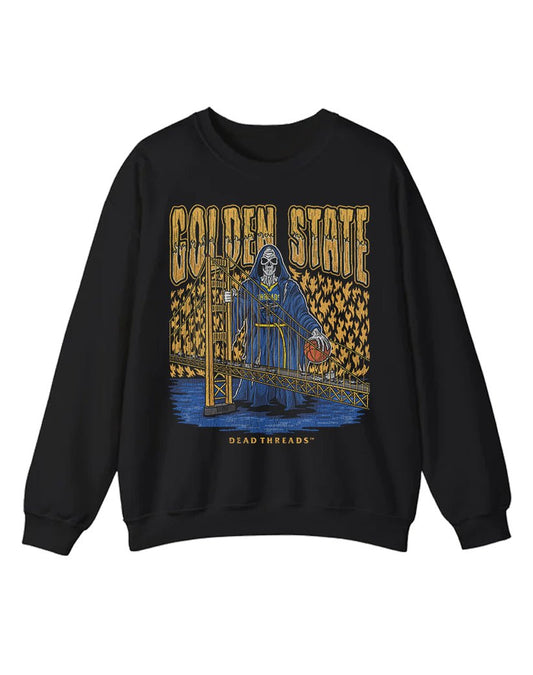 GOLDEN STATE BASKETBALL CREWNECK SWEATSHIRT – Sweatshirt – Dead Threads Apparel