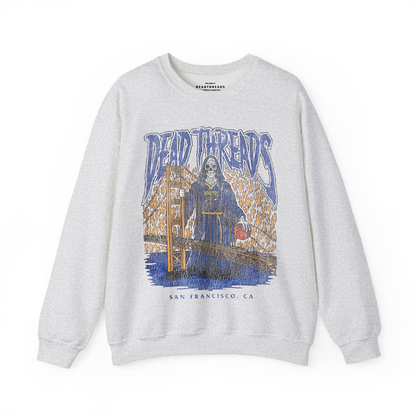 GOLDEN STATE BASKETBALL - CREWNECK SWEATSHIRT – Sweatshirt – Dead Threads Apparel