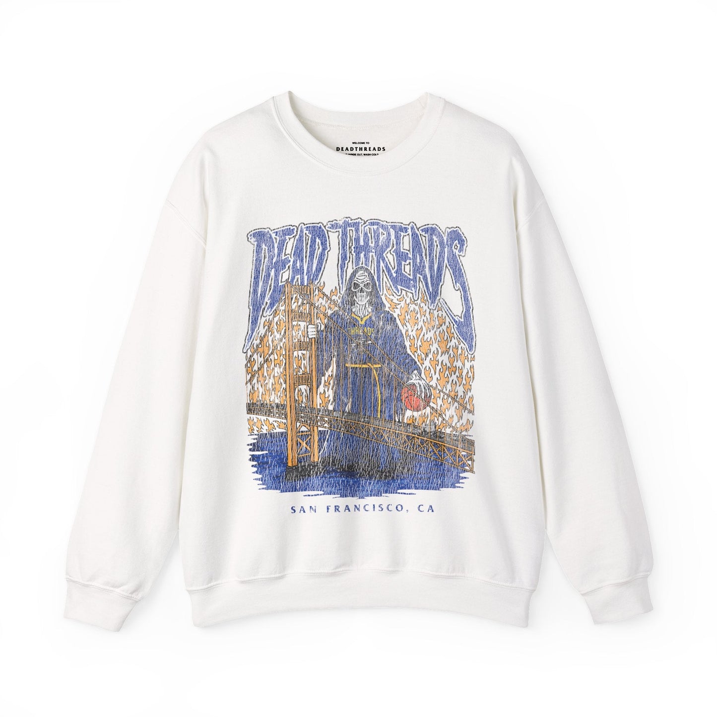 GOLDEN STATE BASKETBALL - CREWNECK SWEATSHIRT – Sweatshirt – Dead Threads Apparel