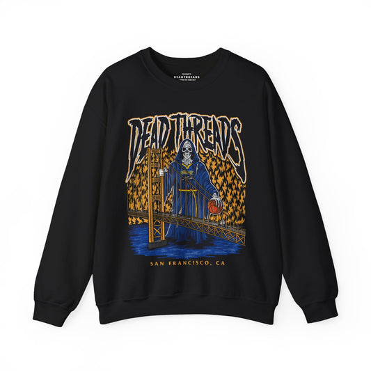 GOLDEN STATE BASKETBALL - CREWNECK SWEATSHIRT – Sweatshirt – Dead Threads Apparel
