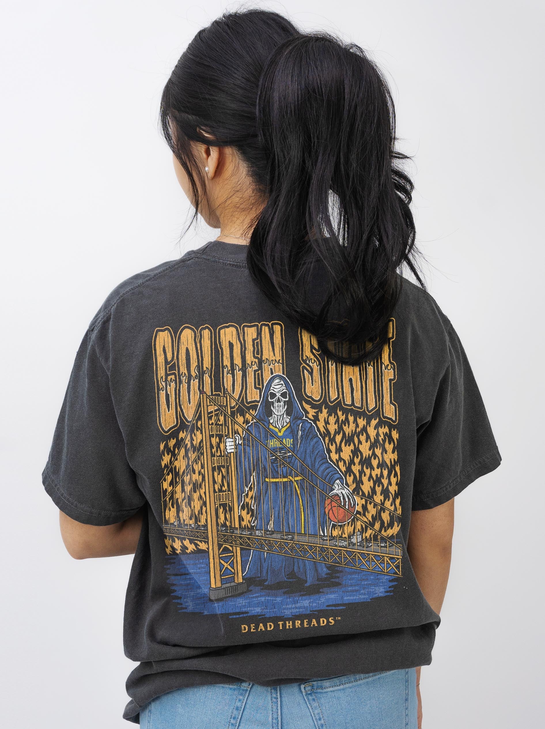 GOLDEN STATE BASKETBALL - “DT ESSENTIAL" PREMIUM T - SHIRT – T-Shirt – Dead Threads Apparel
