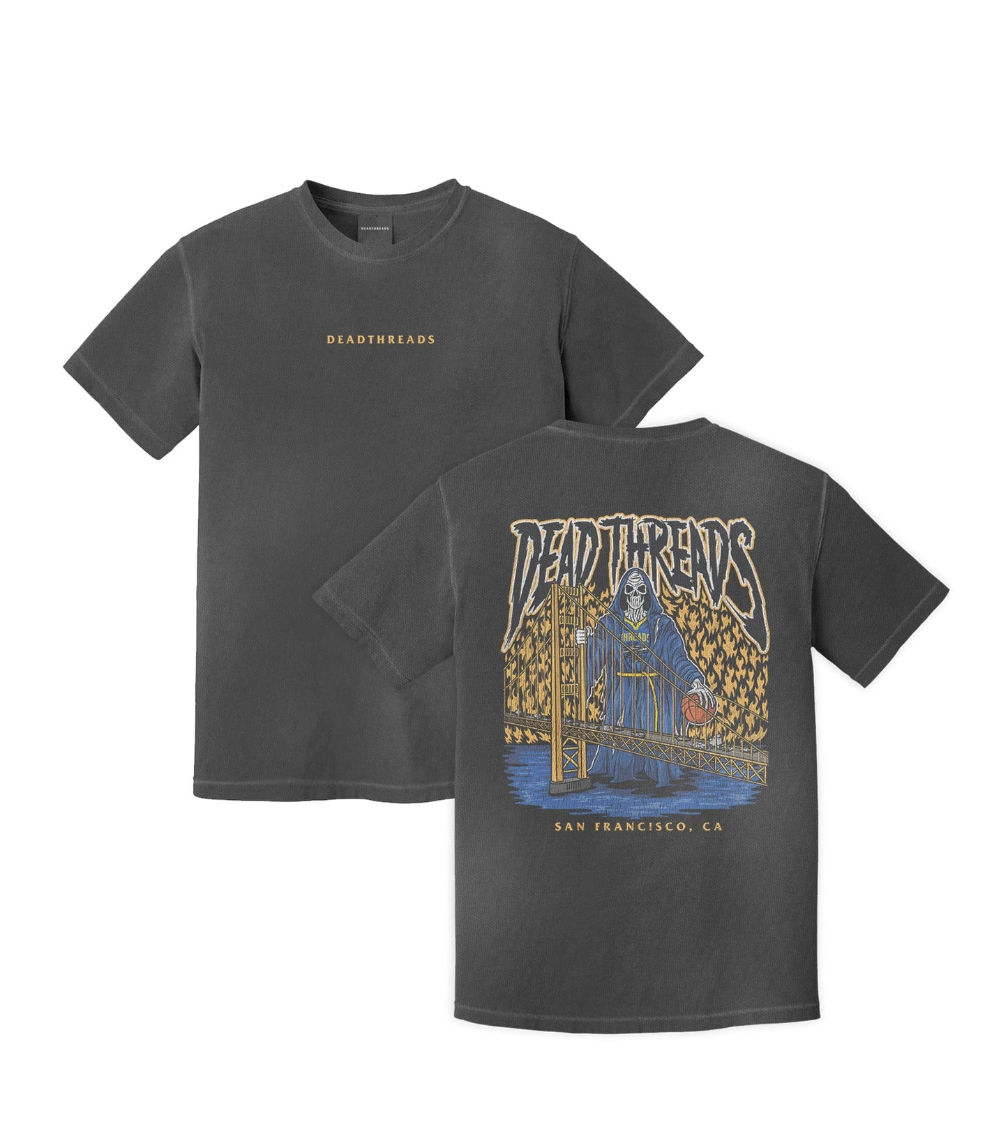 GOLDEN STATE BASKETBALL - “DT ESSENTIAL" PREMIUM T-SHIRT – T-Shirt – Dead Threads Apparel