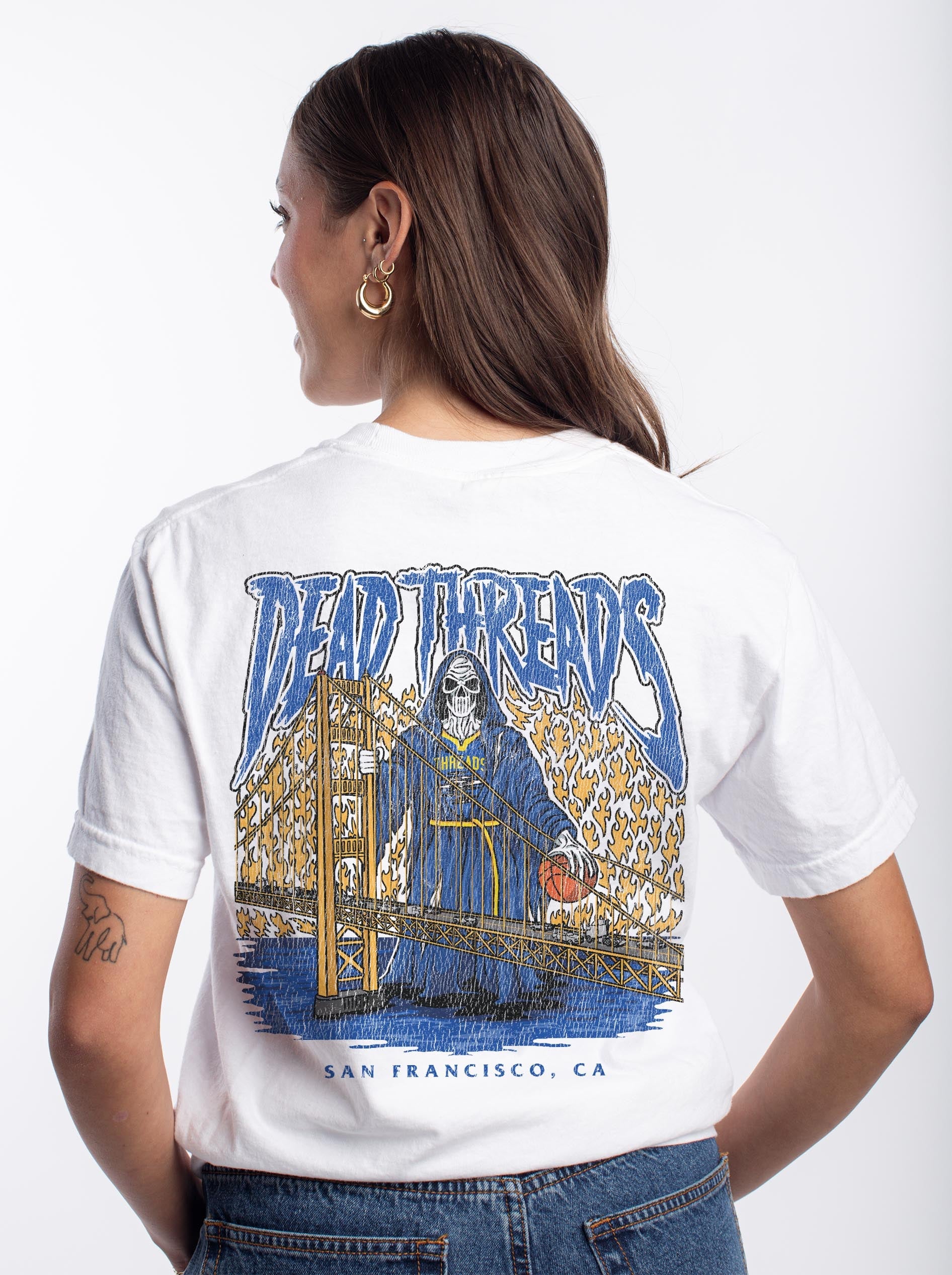 GOLDEN STATE BASKETBALL - “DT ESSENTIAL" PREMIUM T-SHIRT – T-Shirt – Dead Threads Apparel