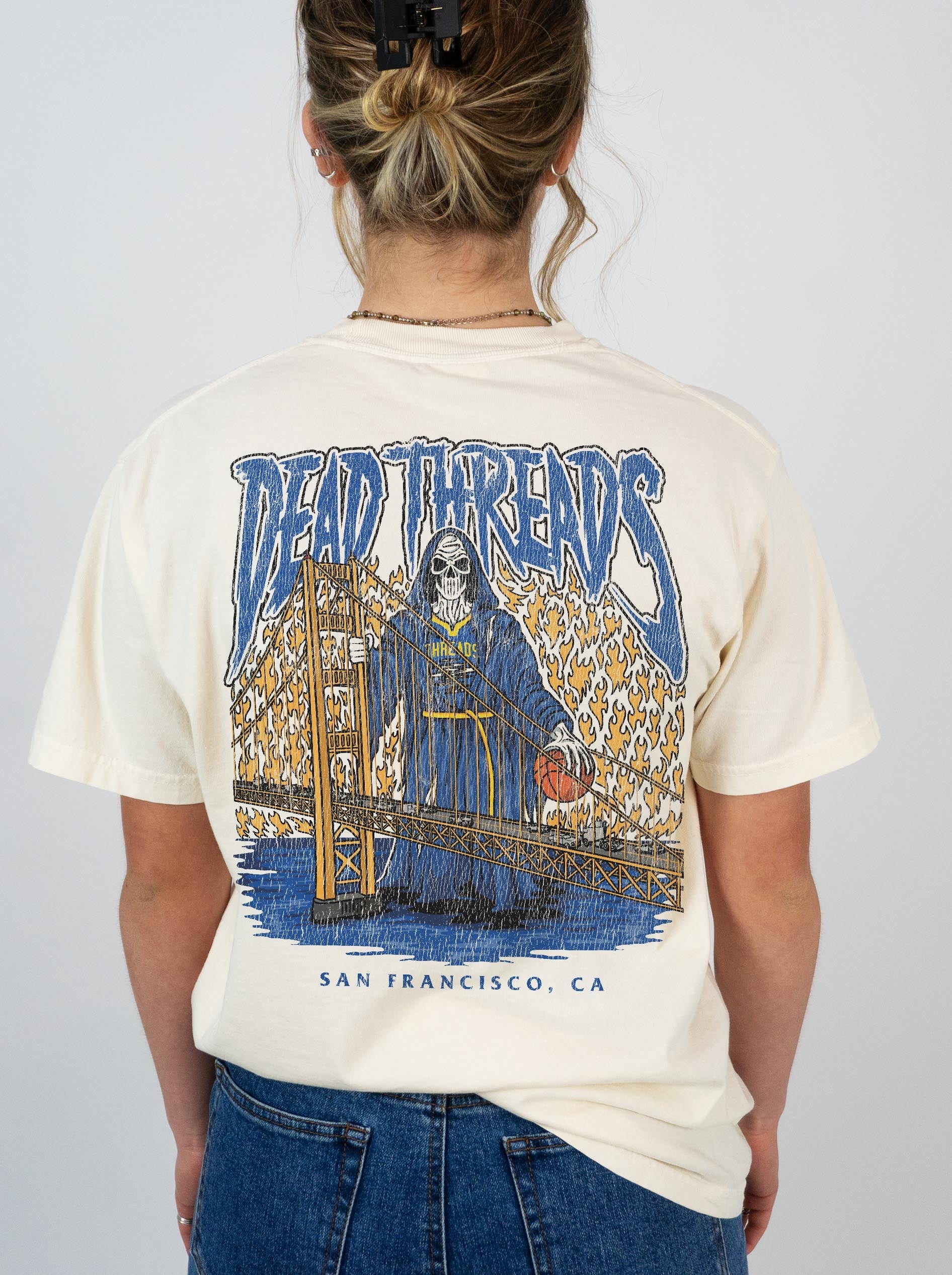 GOLDEN STATE BASKETBALL - “DT ESSENTIAL" PREMIUM T-SHIRT – T-Shirt – Dead Threads Apparel