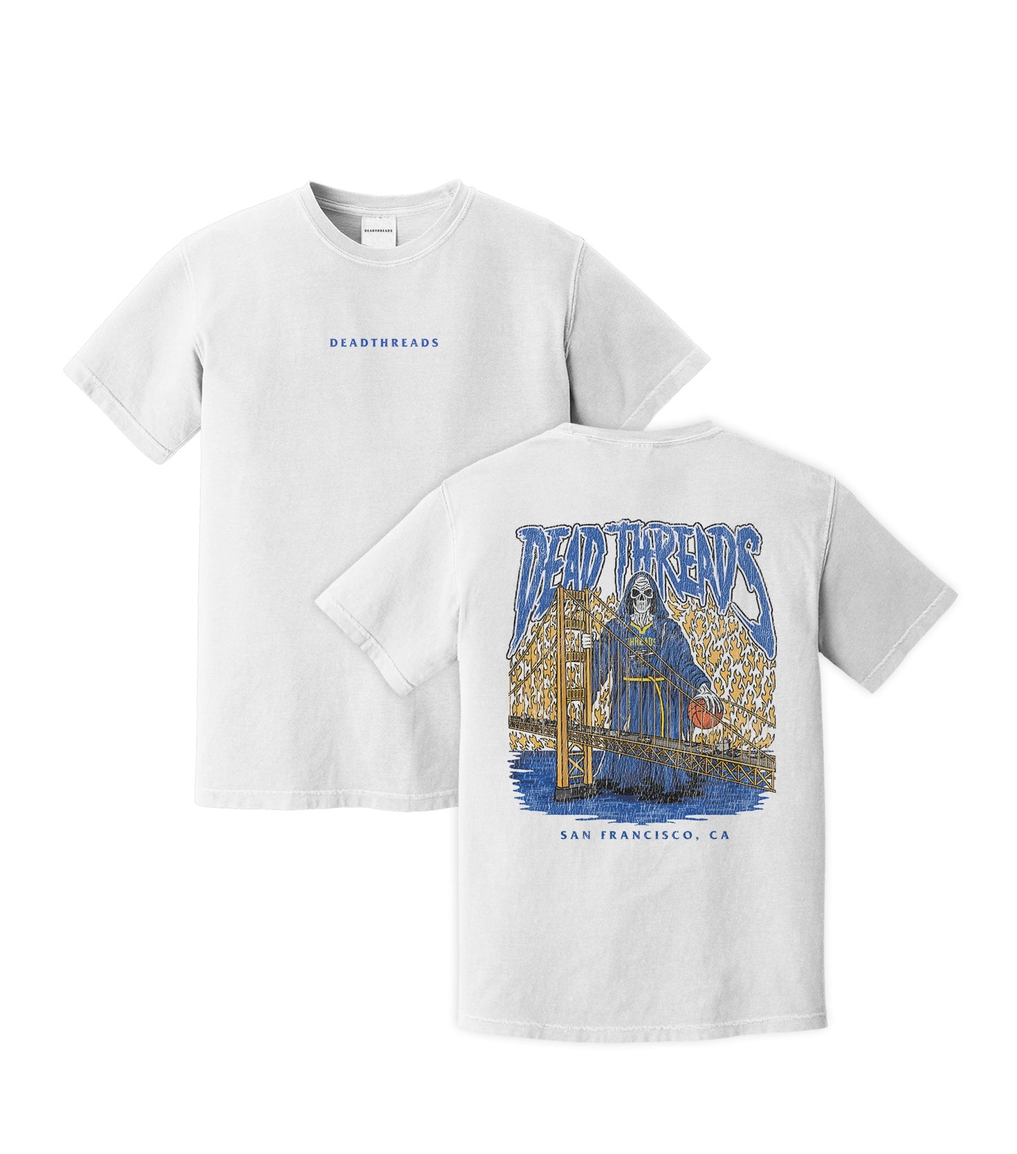 GOLDEN STATE BASKETBALL - “DT ESSENTIAL" PREMIUM T-SHIRT – T-Shirt – Dead Threads Apparel