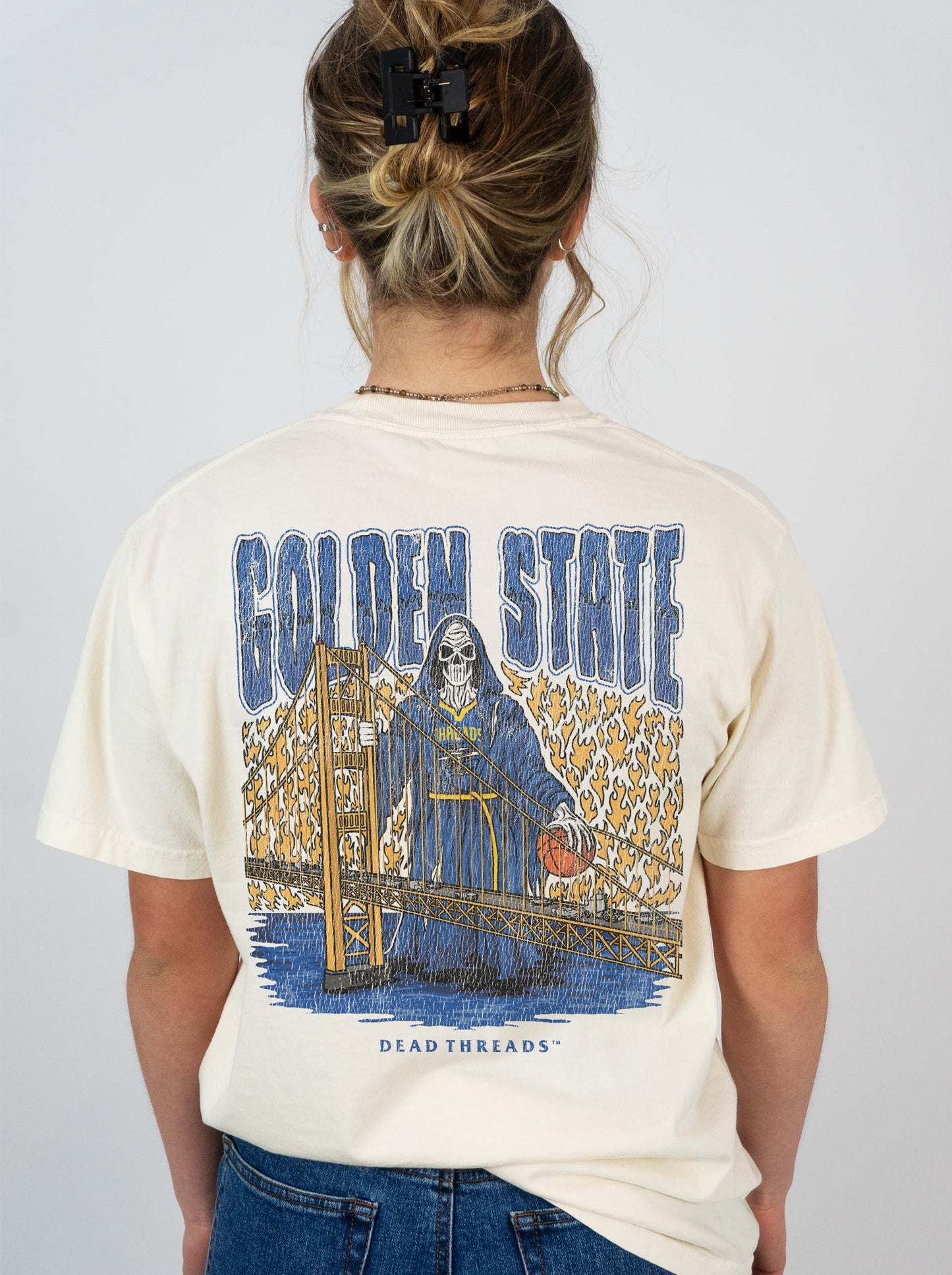 GOLDEN STATE BASKETBALL - “DT ESSENTIAL" PREMIUM T - SHIRT – T-Shirt – Dead Threads Apparel