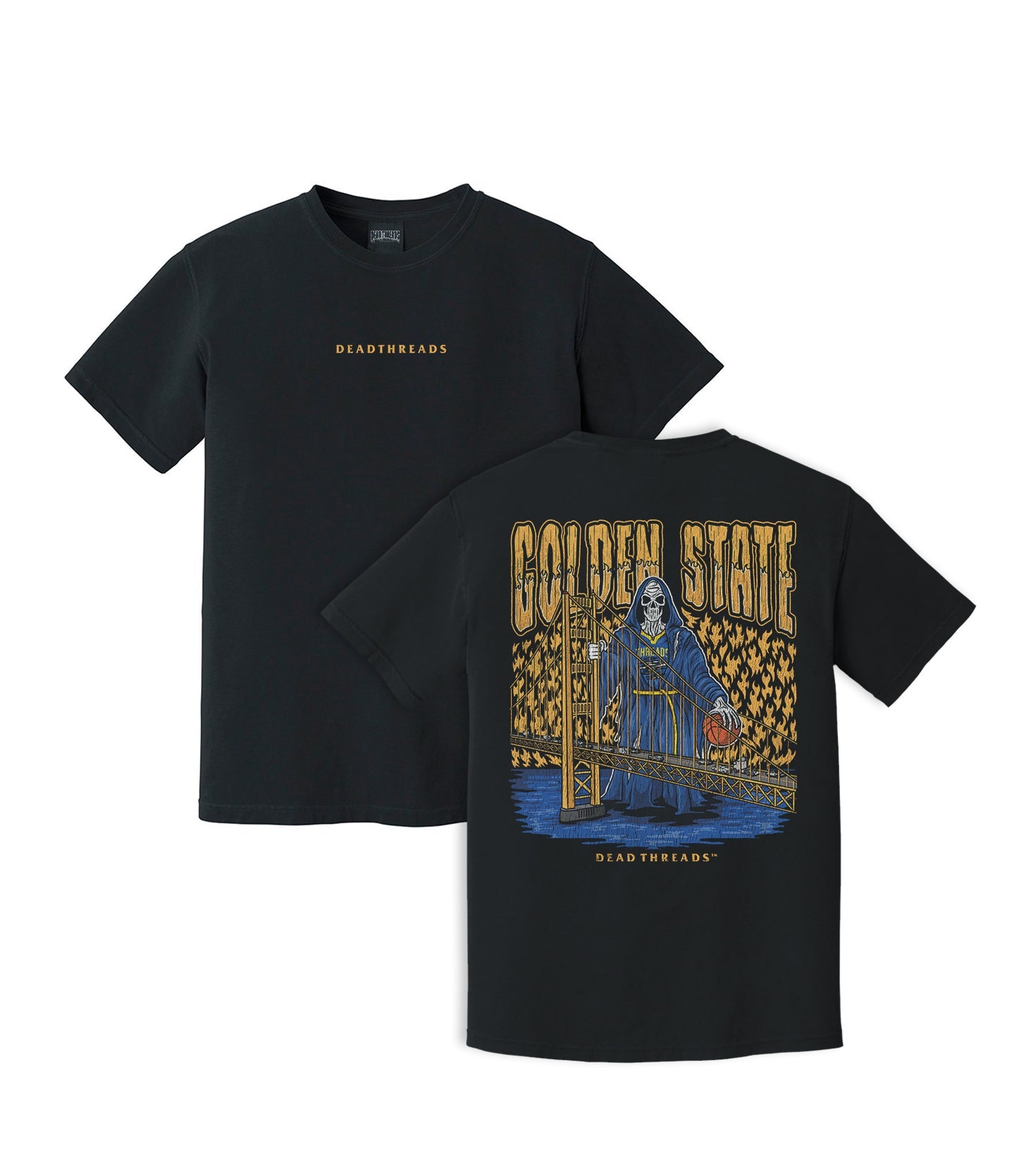 GOLDEN STATE BASKETBALL - “DT ESSENTIAL" PREMIUM T - SHIRT – T-Shirt – Dead Threads Apparel