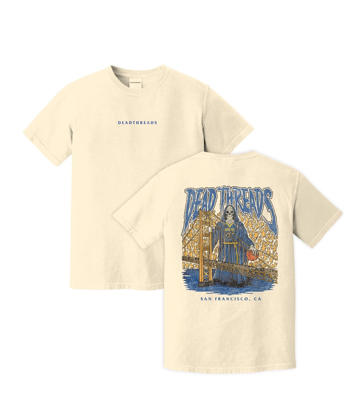 GOLDEN STATE BASKETBALL - “DT ESSENTIAL" PREMIUM T-SHIRT – T-Shirt – Dead Threads Apparel