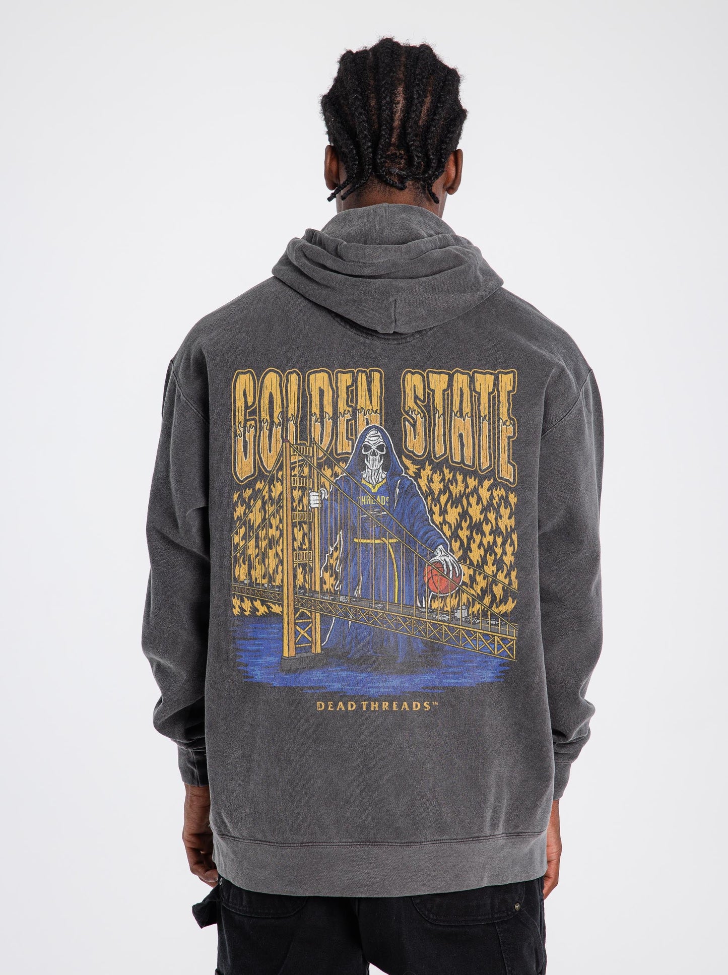 GOLDEN STATE BASKETBALL - HOODIE – Hoodie – Dead Threads Apparel