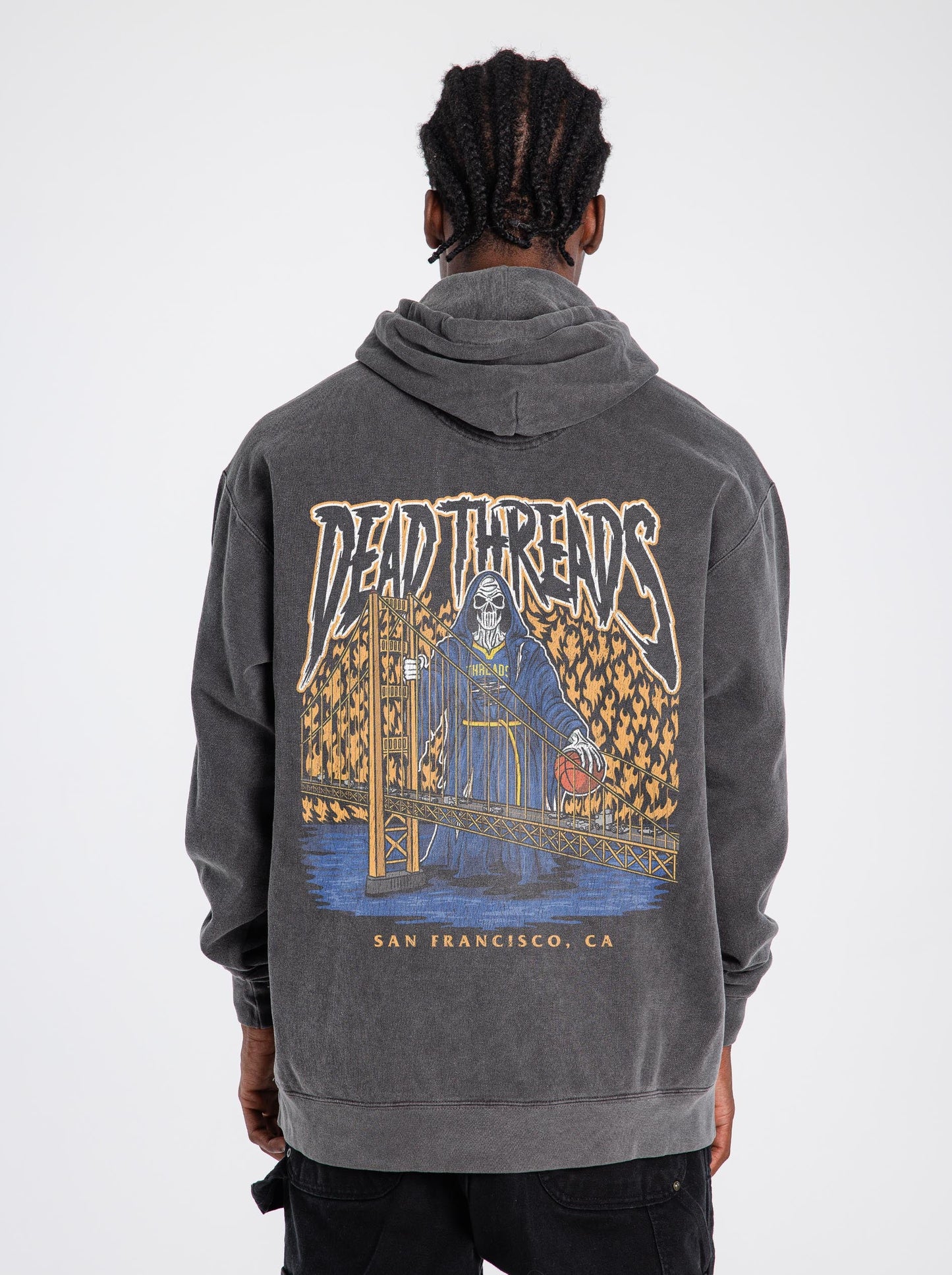 GOLDEN STATE BASKETBALL - HOODIE – Hoodie – Dead Threads Apparel