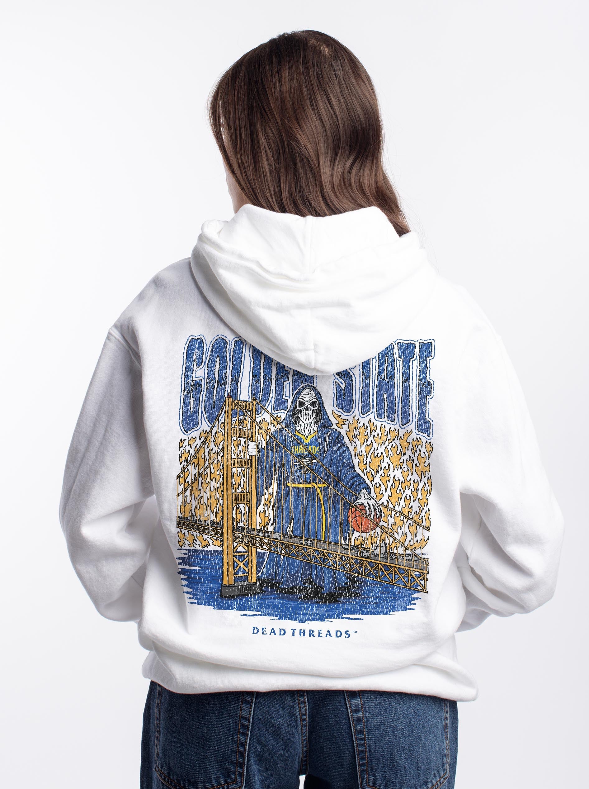 GOLDEN STATE BASKETBALL - HOODIE – Hoodie – Dead Threads Apparel