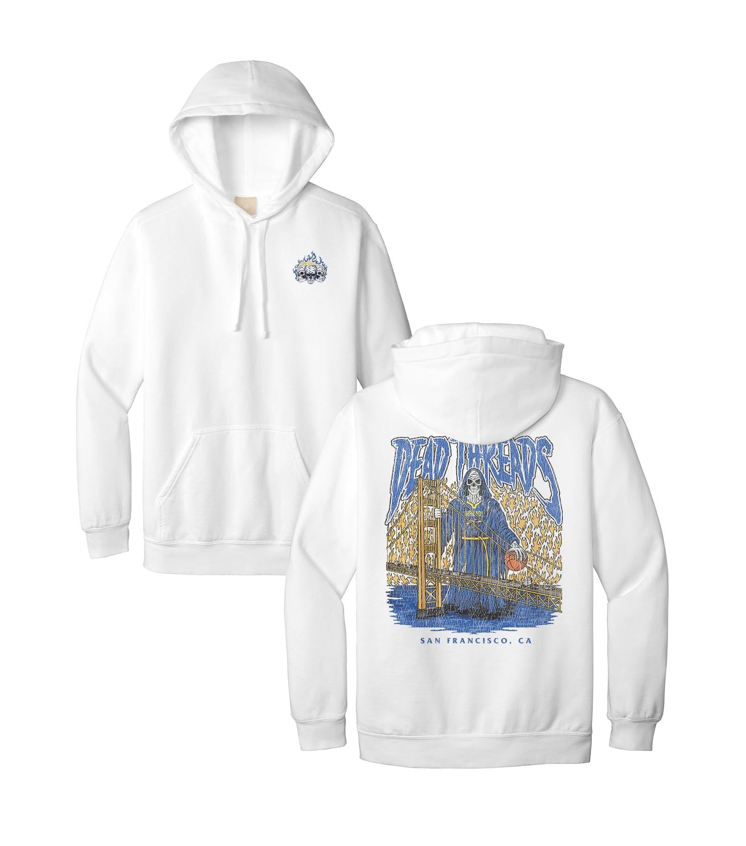 GOLDEN STATE BASKETBALL - HOODIE – Hoodie – Dead Threads Apparel