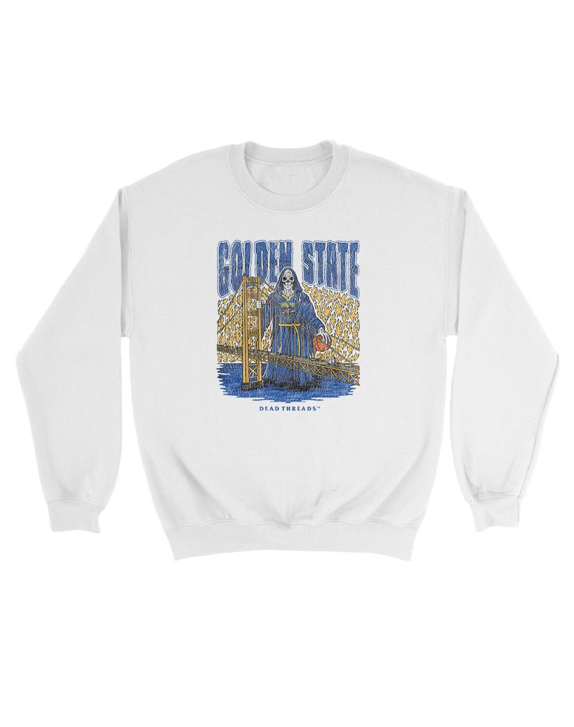 GOLDEN STATE BASKETBALL KIDS CREWNECK SWEATSHIRT – Kids clothes – Dead Threads Apparel