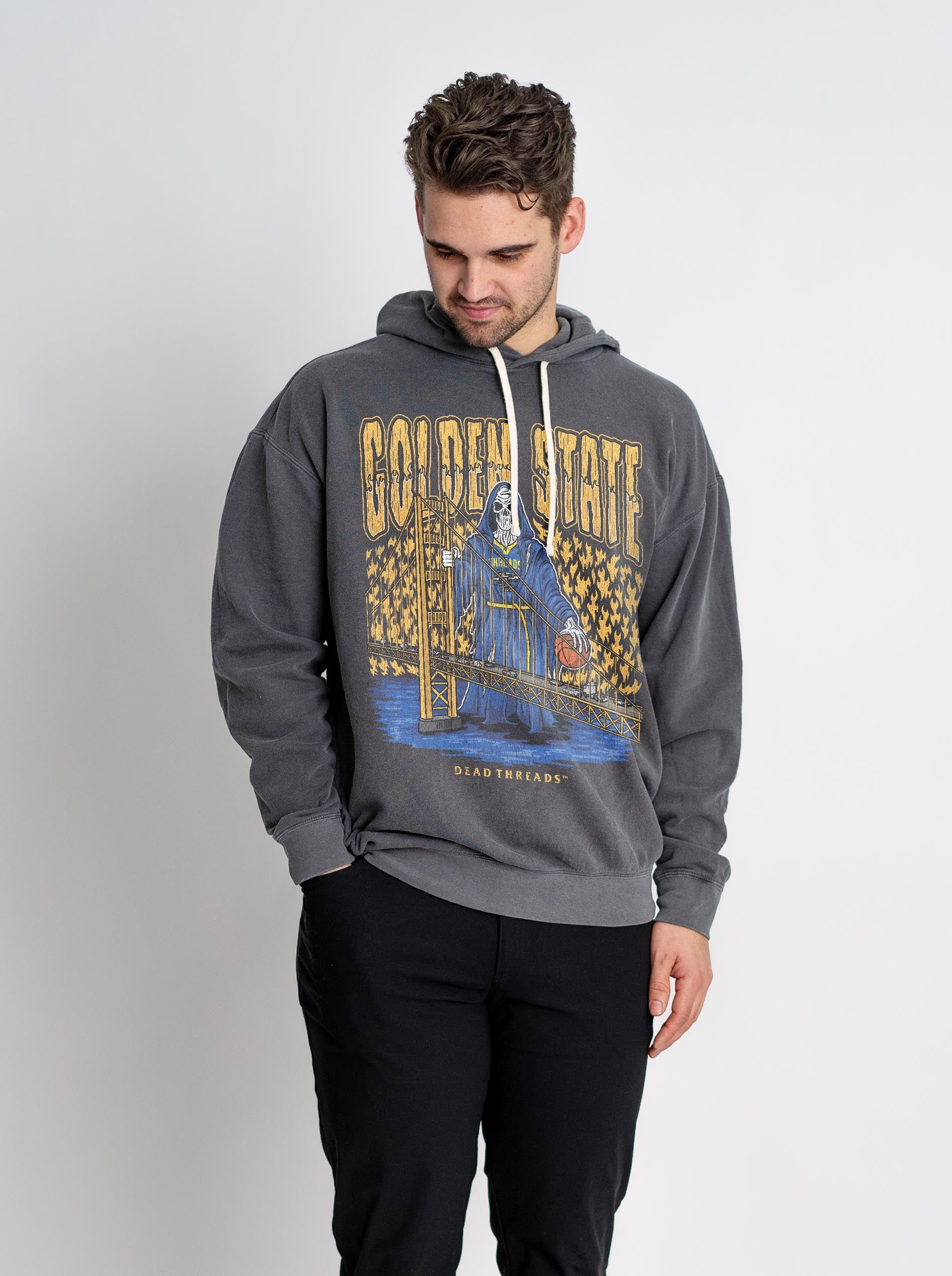 GOLDEN STATE BASKETBALL - LIGHTWEIGHT HOODIE – Lightweight – Dead Threads Apparel