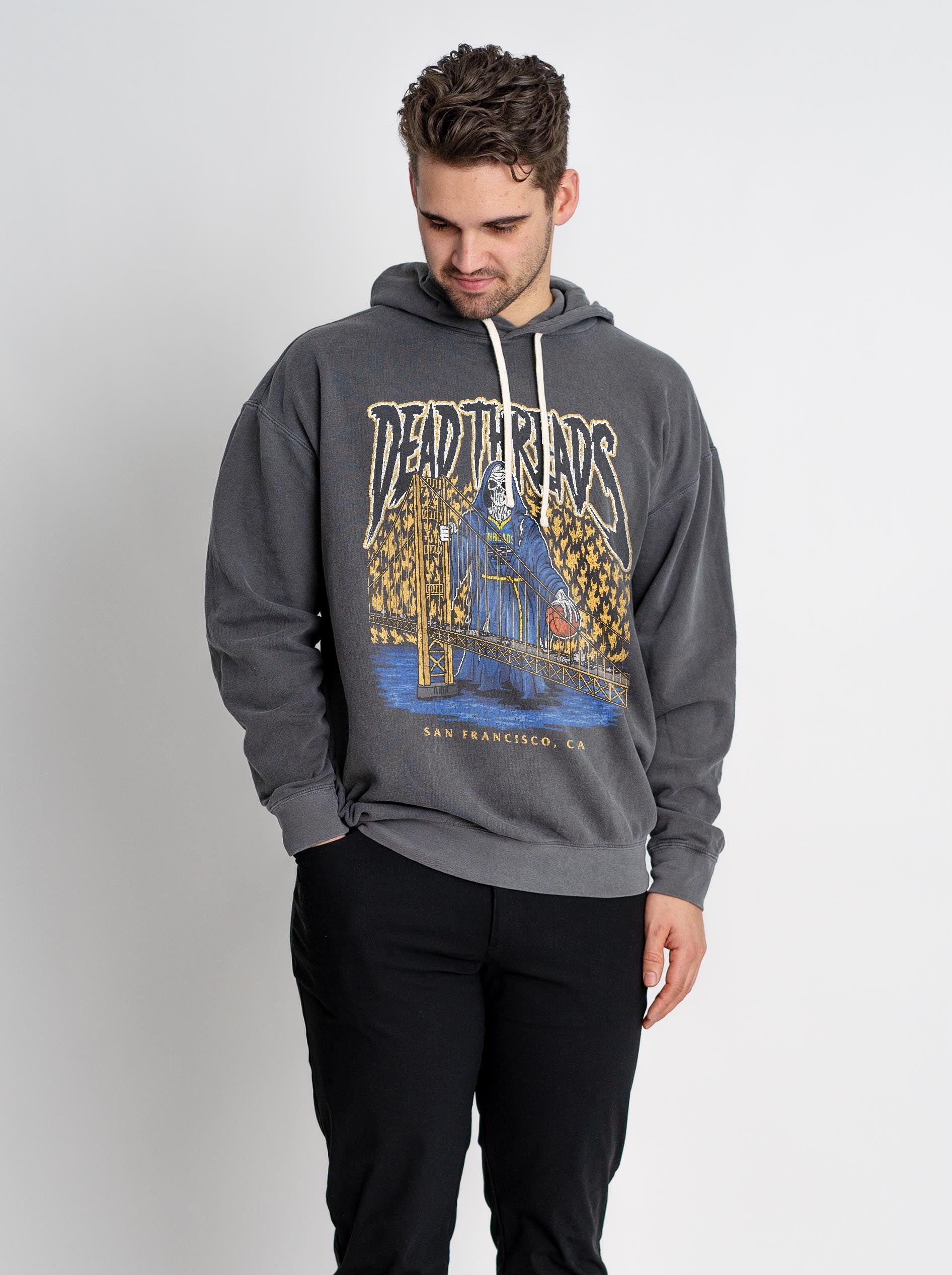 GOLDEN STATE BASKETBALL - LIGHTWEIGHT HOODIE – Lightweight – Dead Threads Apparel
