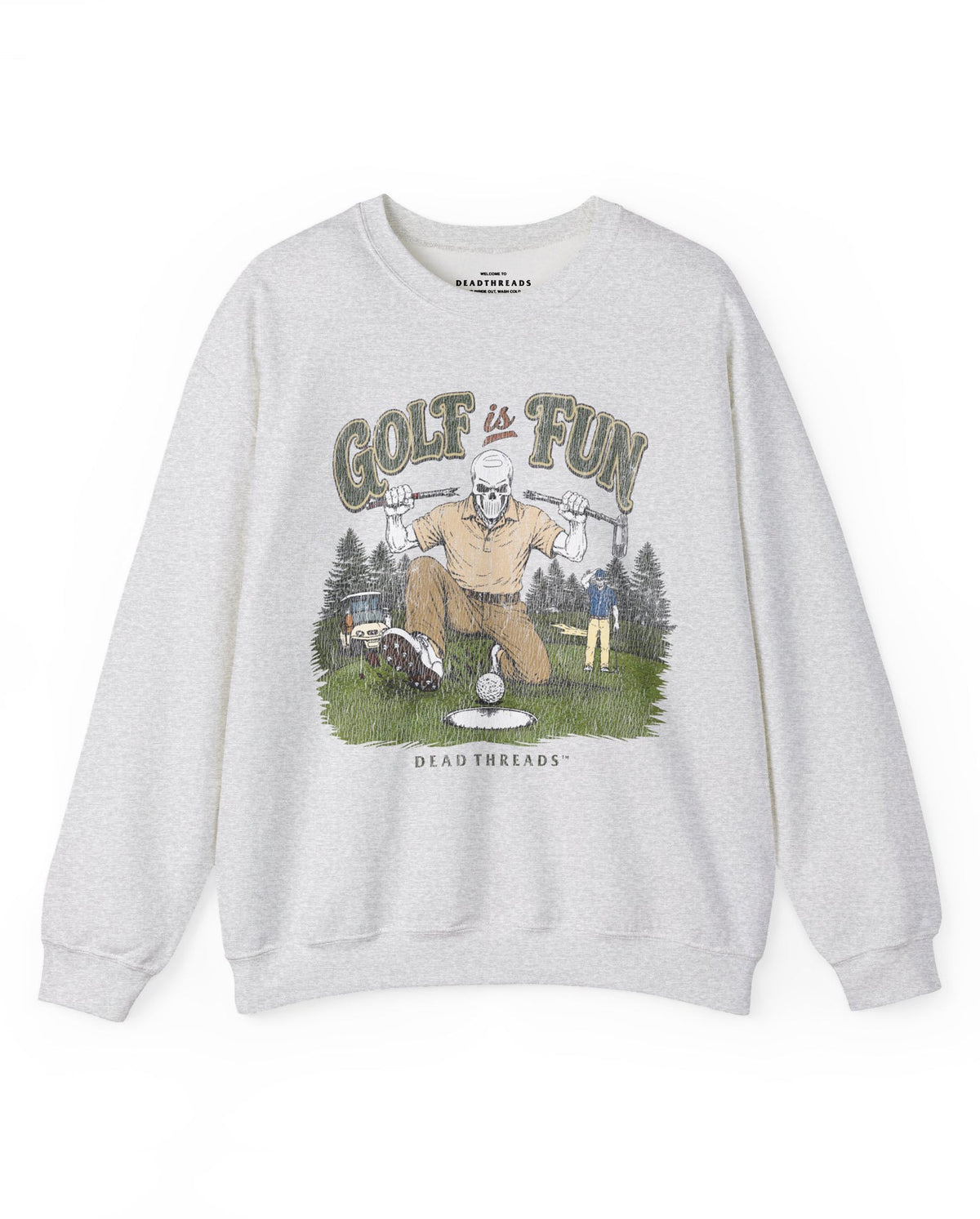 GOLF IS FUN - CREWNECK SWEATSHIRT – Sweatshirt – Dead Threads Apparel