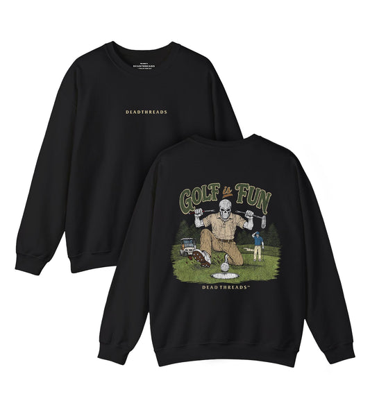 GOLF IS FUN - “DT ESSENTIAL" CREWNECK SWEATSHIRT – Sweatshirt – Dead Threads Apparel