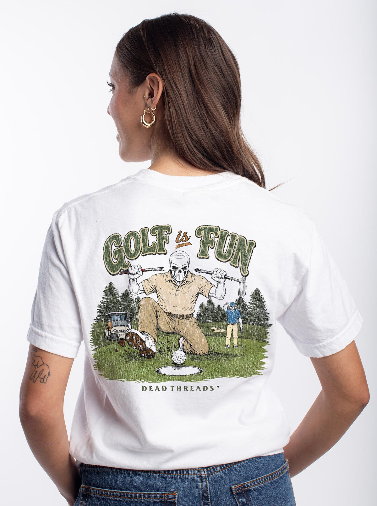 GOLF IS FUN - “DT ESSENTIAL" PREMIUM T-SHIRT – T-Shirt – Dead Threads Apparel
