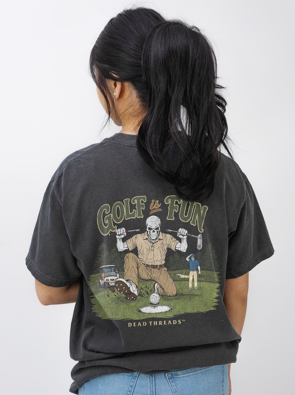 GOLF IS FUN - “DT ESSENTIAL" PREMIUM T-SHIRT – T-Shirt – Dead Threads Apparel