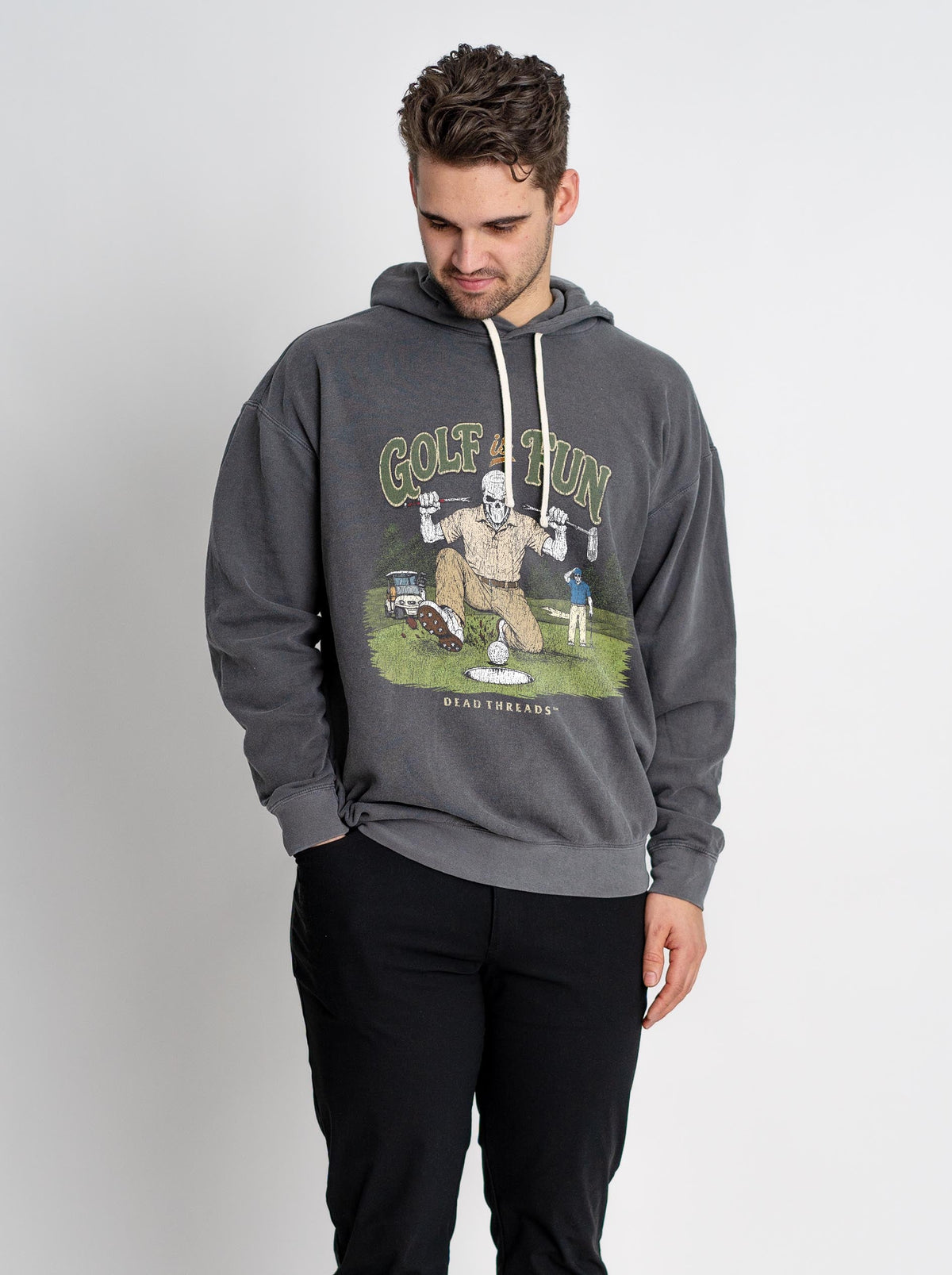 GOLF IS FUN - LIGHTWEIGHT HOODIE – Lightweight – Dead Threads Apparel