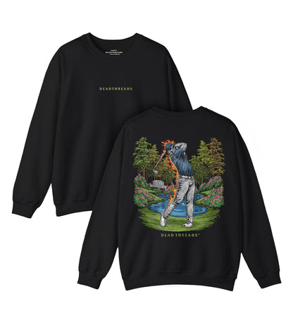 GOLF v1 "ASHES TO AZALEAS" - “DT ESSENTIAL" CREWNECK SWEATSHIRT – Sweatshirt – Dead Threads Apparel