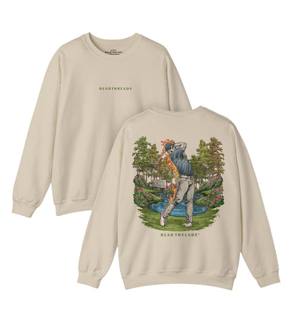 GOLF v1 "ASHES TO AZALEAS" - “DT ESSENTIAL" CREWNECK SWEATSHIRT – Sweatshirt – Dead Threads Apparel