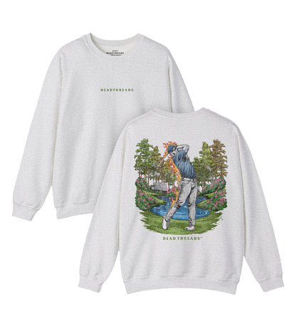GOLF v1 "ASHES TO AZALEAS" - “DT ESSENTIAL" CREWNECK SWEATSHIRT – Sweatshirt – Dead Threads Apparel