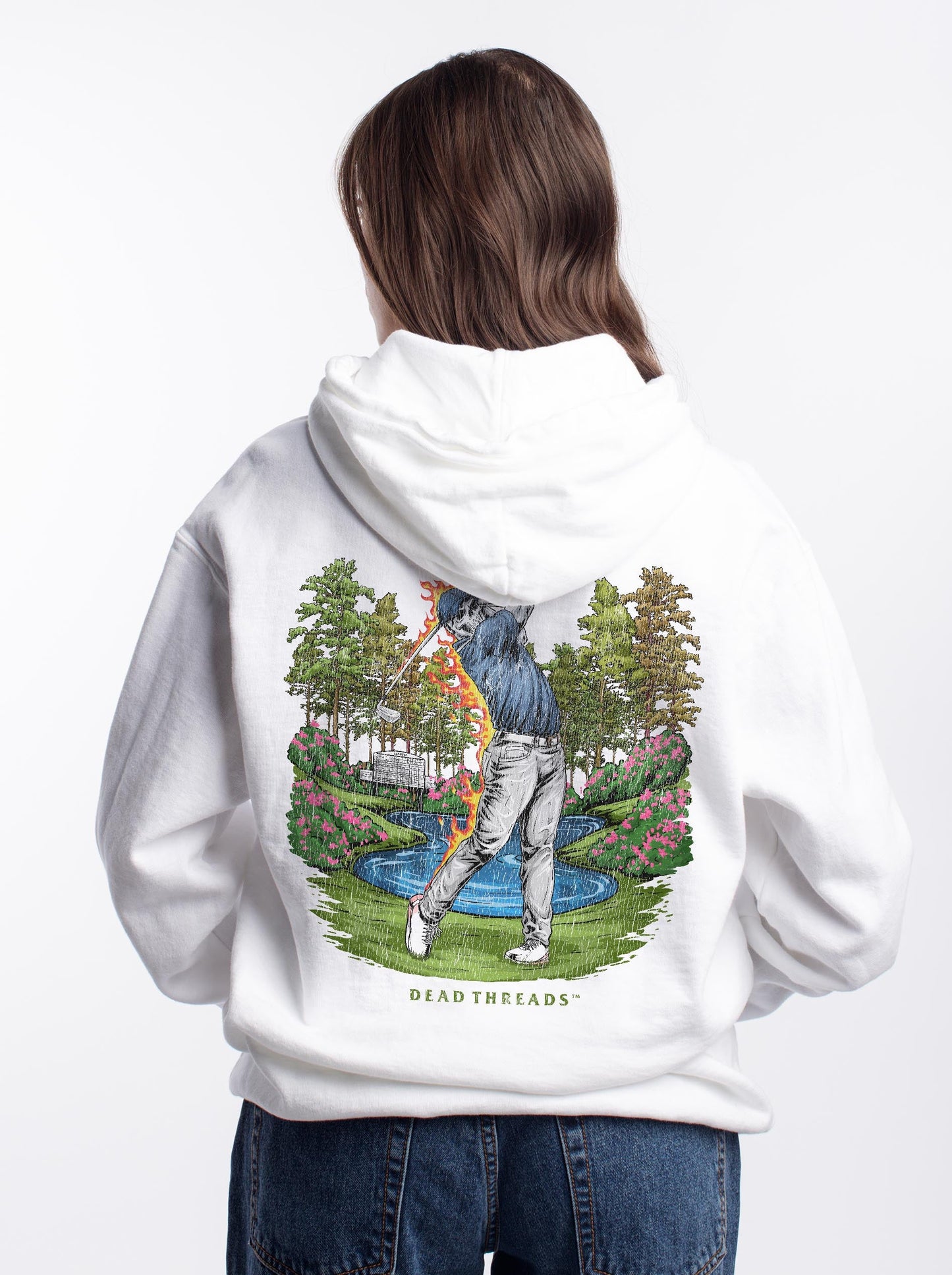 GOLF v1 "ASHES TO AZALEAS" - “DT ESSENTIAL" HOODIE – Hoodie – Dead Threads Apparel