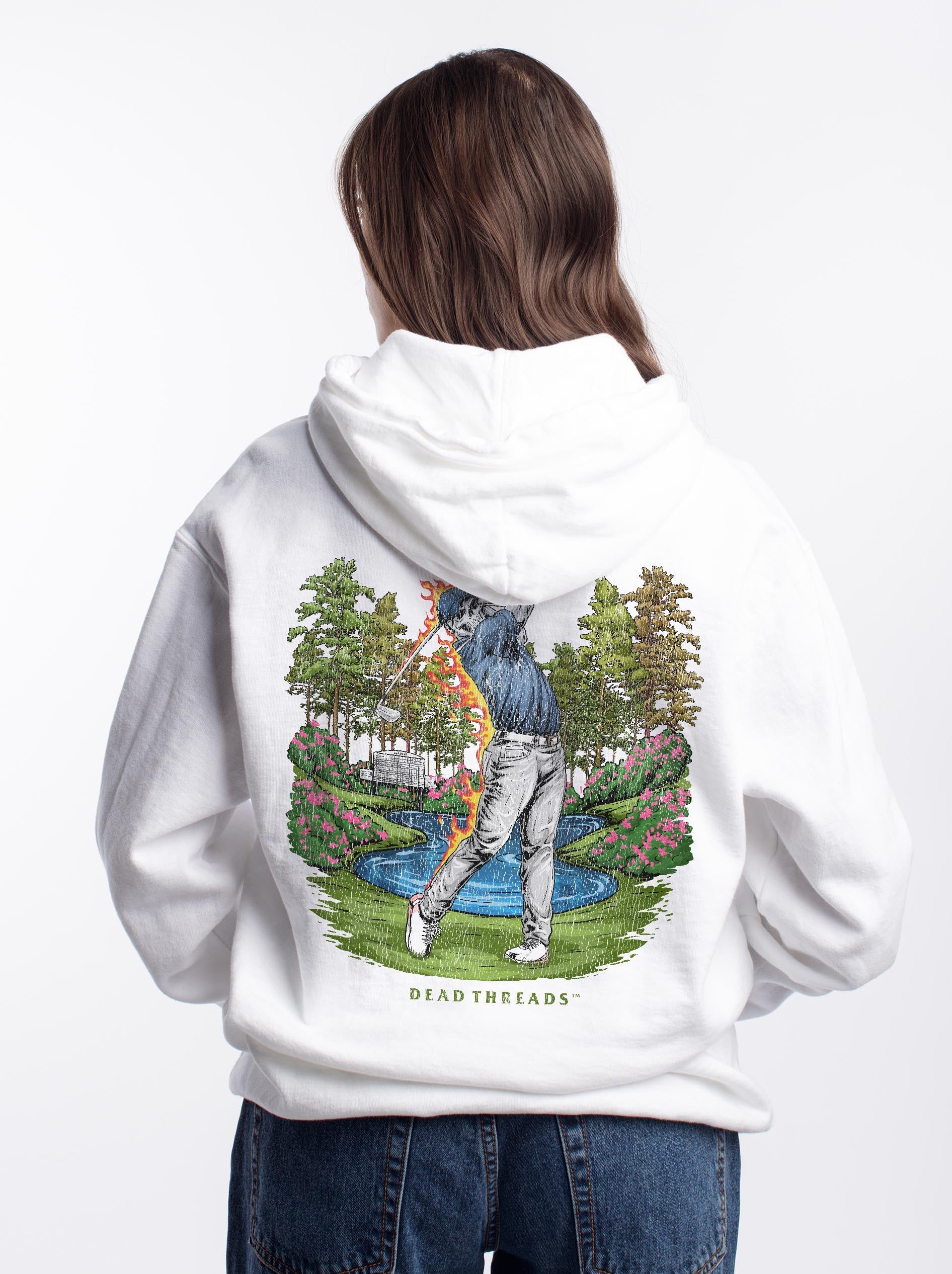 GOLF v1 "ASHES TO AZALEAS" - “DT ESSENTIAL" HOODIE – Hoodie – Dead Threads Apparel