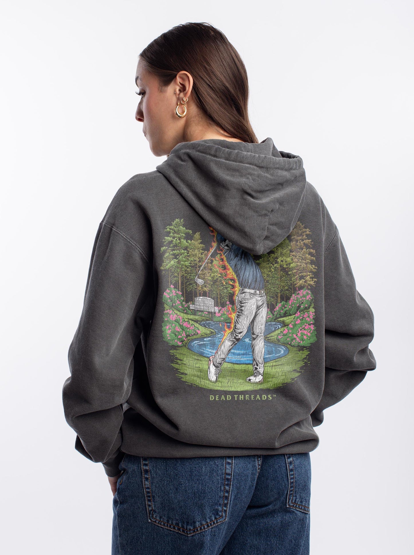 GOLF v1 "ASHES TO AZALEAS" - “DT ESSENTIAL" HOODIE – Hoodie – Dead Threads Apparel