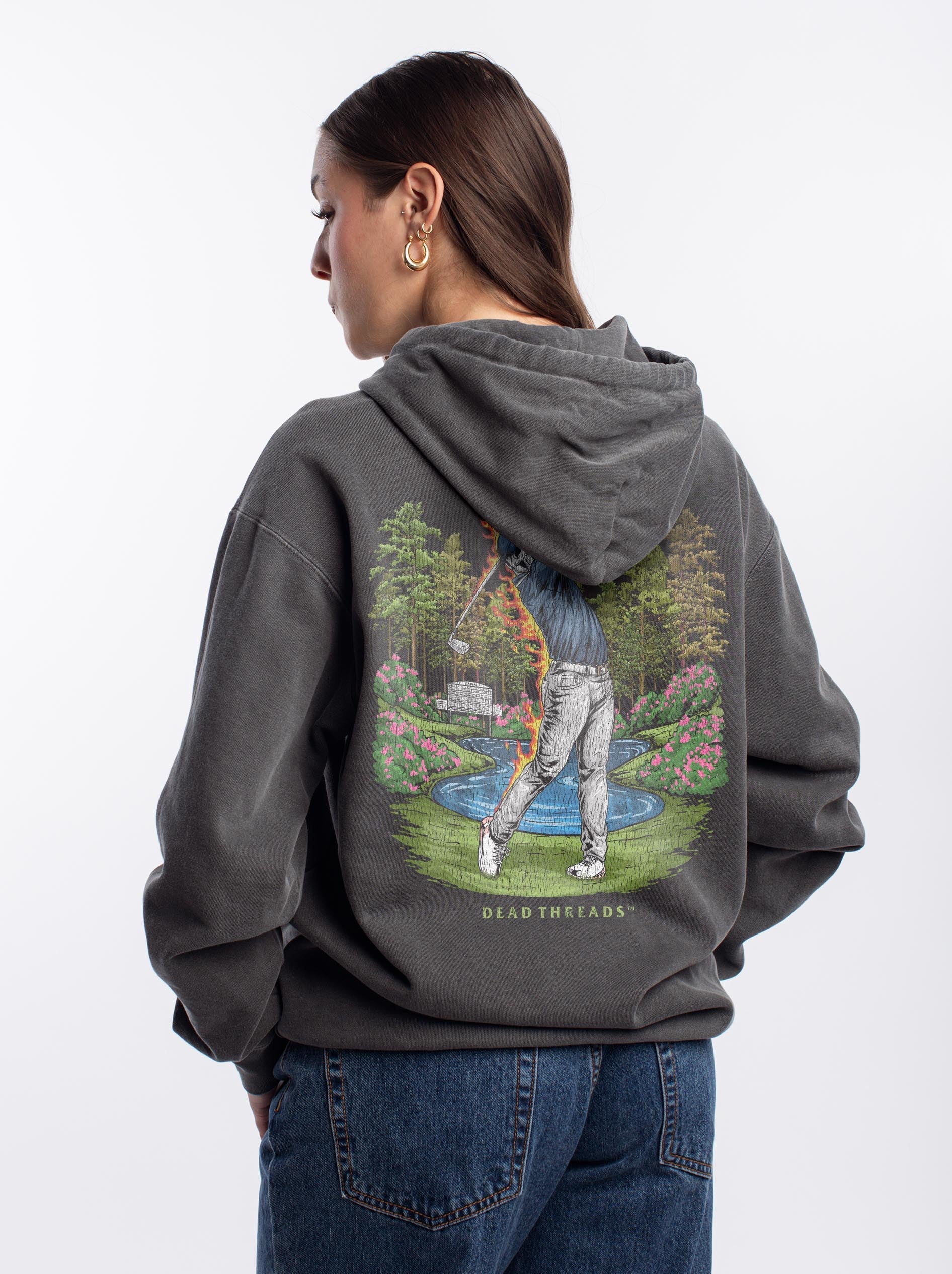 GOLF v1 "ASHES TO AZALEAS" - “DT ESSENTIAL" HOODIE – Hoodie – Dead Threads Apparel