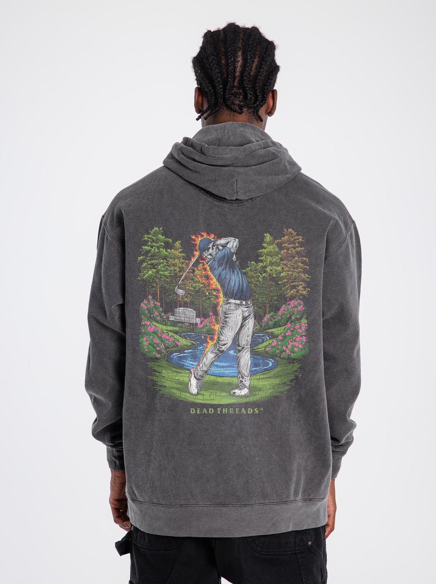 GOLF v1 "ASHES TO AZALEAS" - “DT ESSENTIAL" HOODIE – Hoodie – Dead Threads Apparel