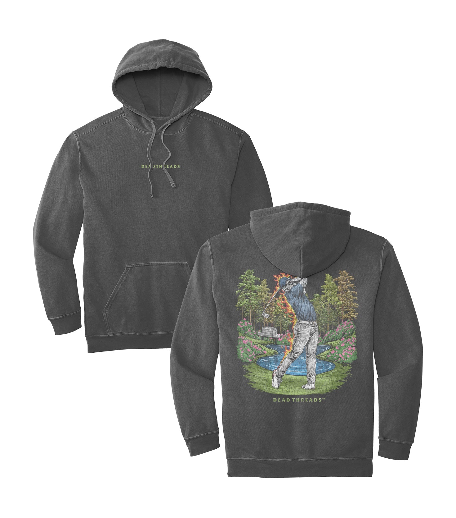 GOLF v1 "ASHES TO AZALEAS" - “DT ESSENTIAL" HOODIE – Hoodie – Dead Threads Apparel
