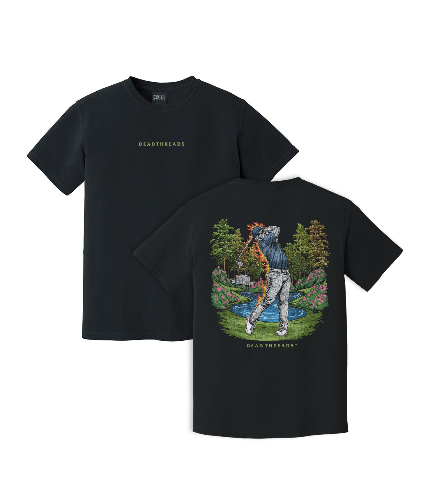 GOLF v1 "ASHES TO AZALEAS" - “DT ESSENTIAL" PREMIUM T - SHIRT – T-Shirt – Dead Threads Apparel