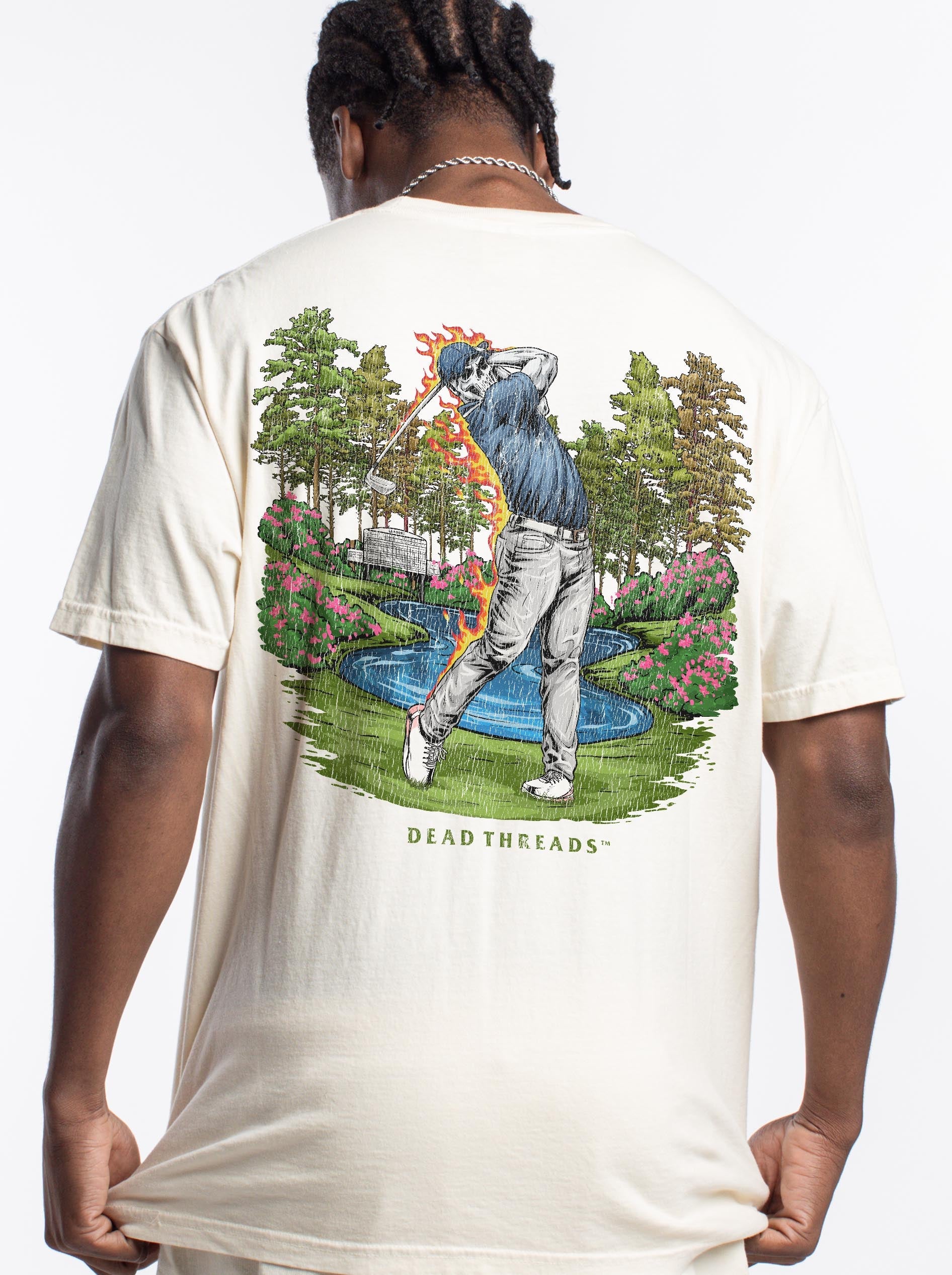 GOLF v1 "ASHES TO AZALEAS" - “DT ESSENTIAL" PREMIUM T - SHIRT – T-Shirt – Dead Threads Apparel