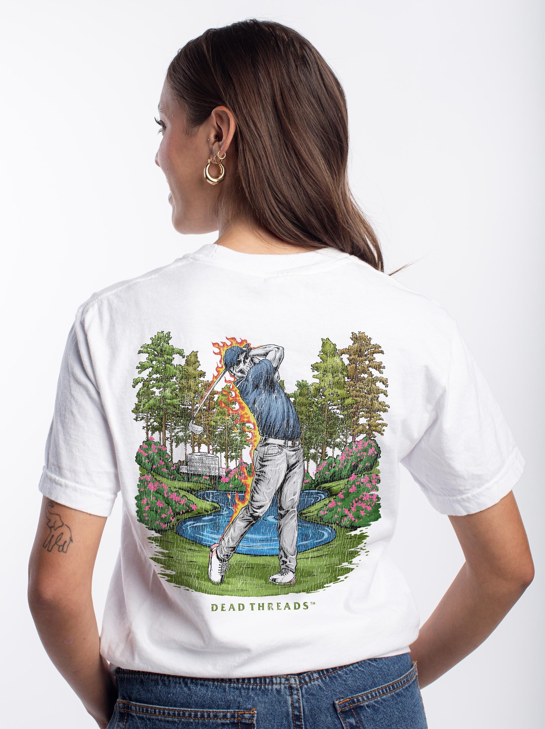 GOLF v1 "ASHES TO AZALEAS" - “DT ESSENTIAL" PREMIUM T - SHIRT – T-Shirt – Dead Threads Apparel